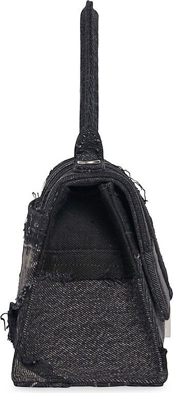 Balenciaga o1w1db10125 Size: OS / Hourglass Small Handbag Denim Black Size ONE SIZE - 3 Thumbnail