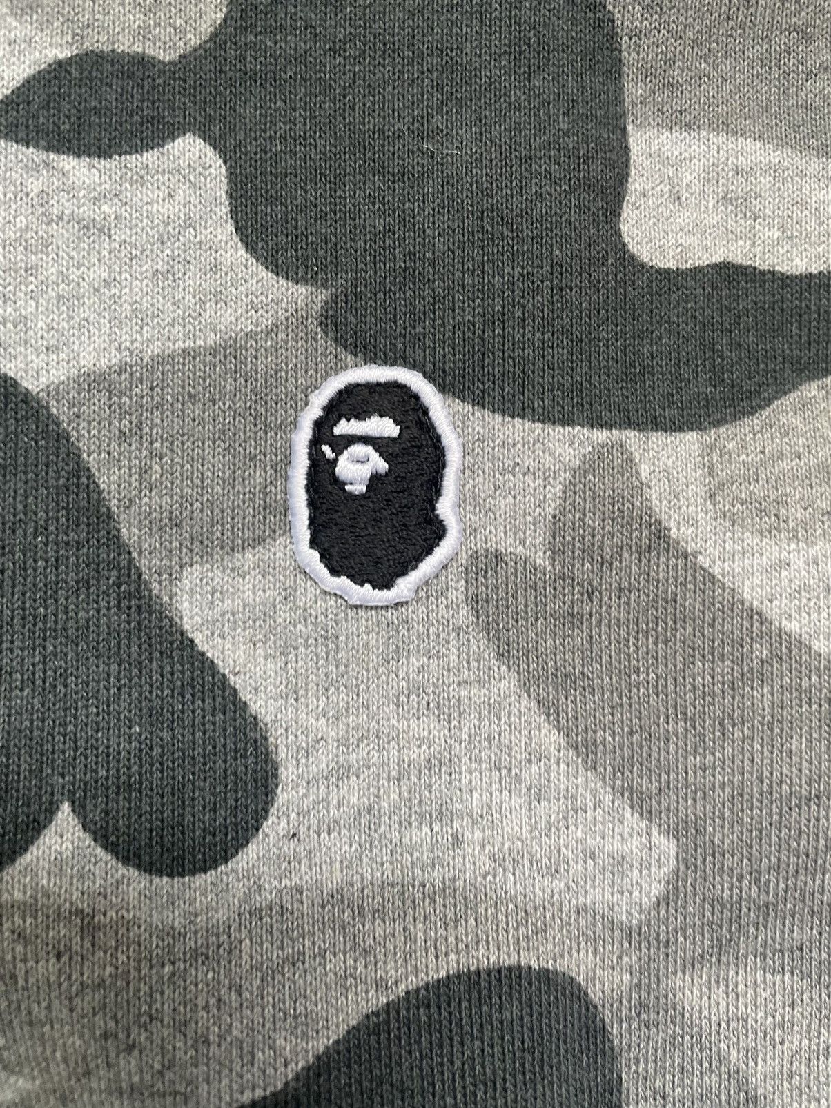 Bape Bape heather gray camo pullover Size US XXL / EU 58 / 5 - 2 Thumbnail