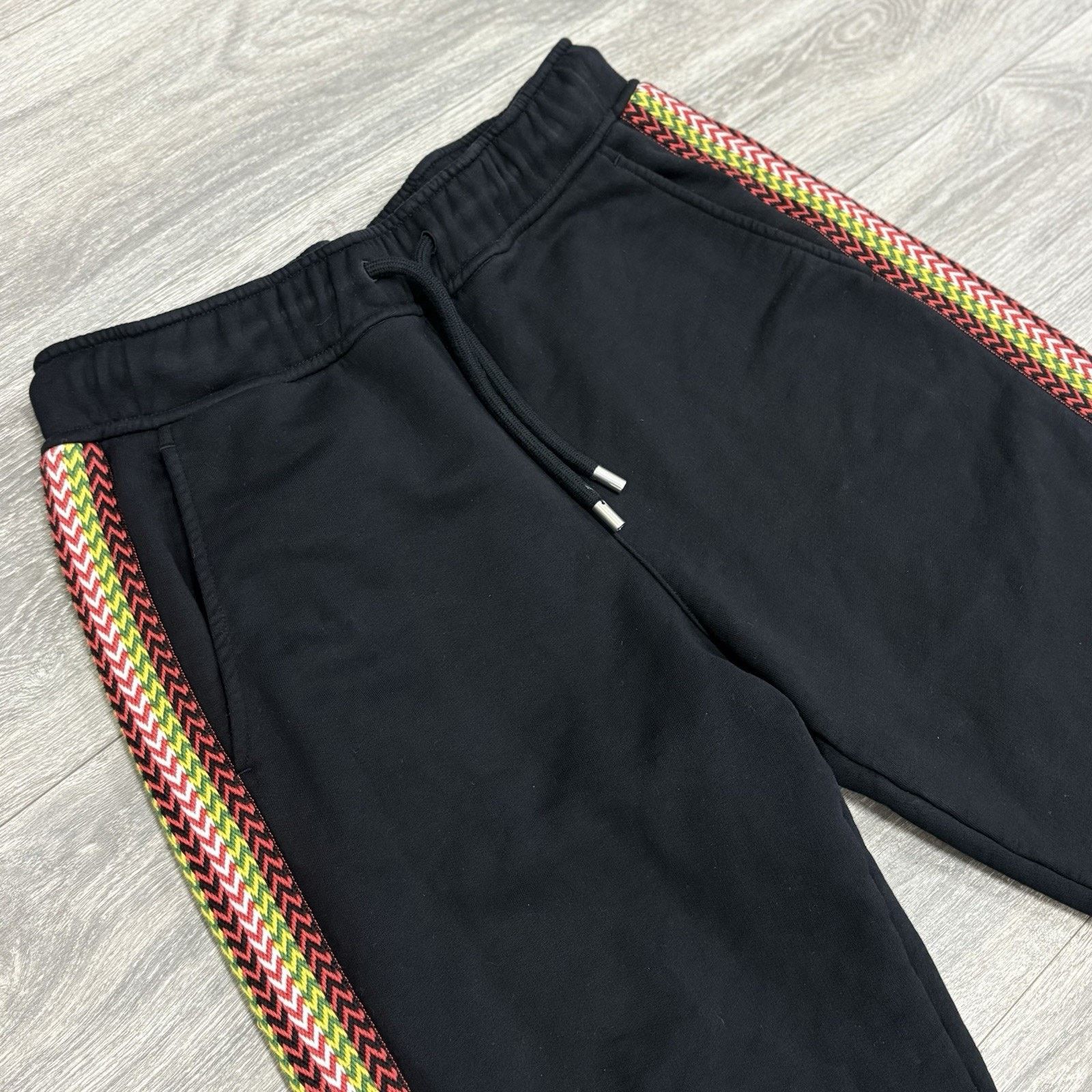 Lanvin Lanvin Curb Lace Sweatpants ' Black Multi Color ' | GREAT! Size US 33 - 4 Thumbnail