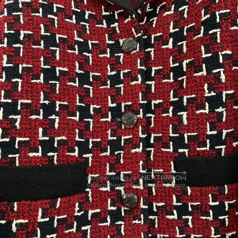 Chanel Chanel Red Wool Jacket for Women . Size XS / US 0-2 / IT 36-38 - 4 Thumbnail