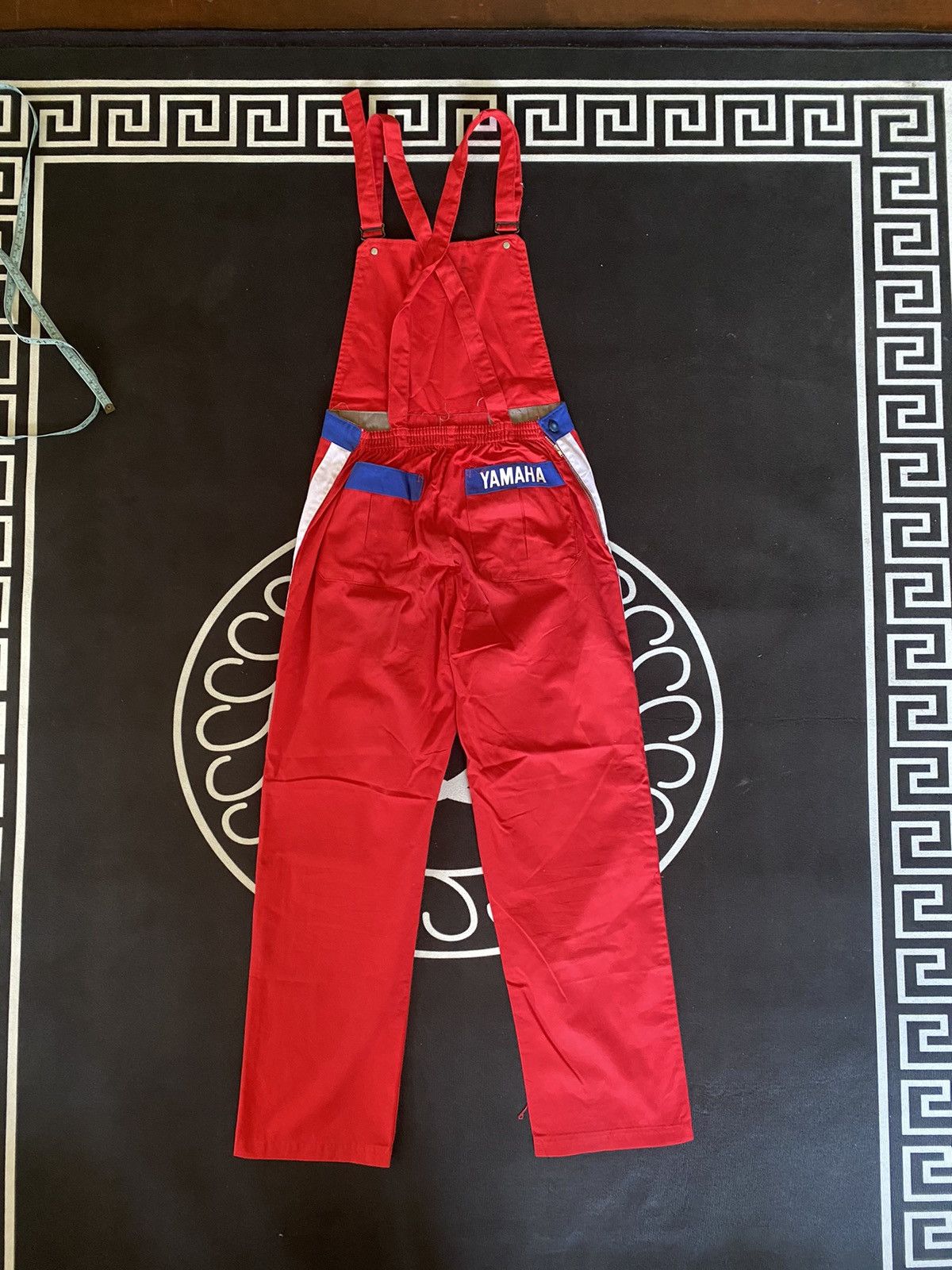 Vintage × Yamaha VINTAGE YAMAHA RACING MOTO WORK OVERALLS Size US 34 / EU 50 - 4 Thumbnail
