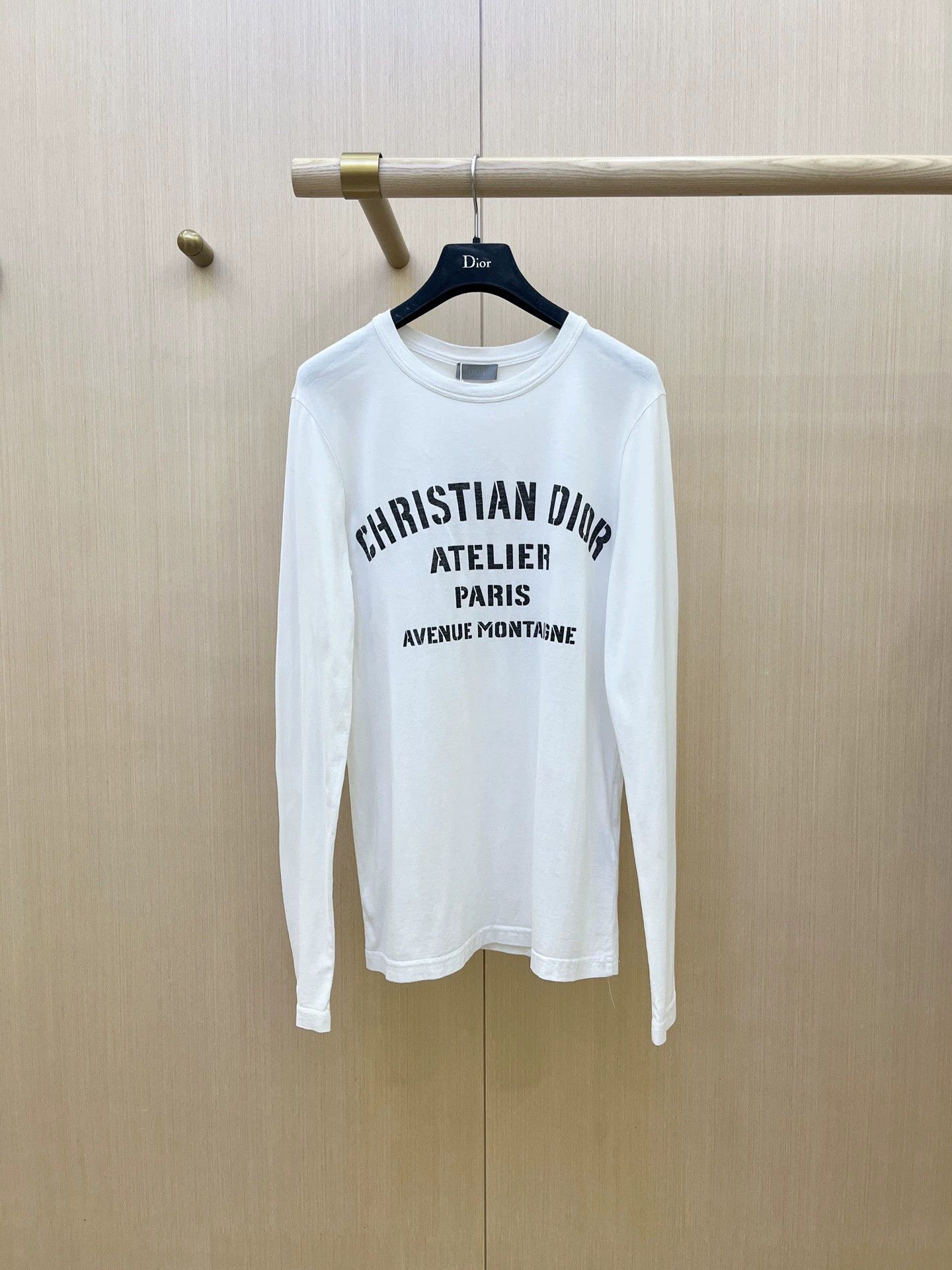Dior Dior black logo longsleeve XS pre-owned Size US XS / EU 42 / 0 - 1 Thumbnail