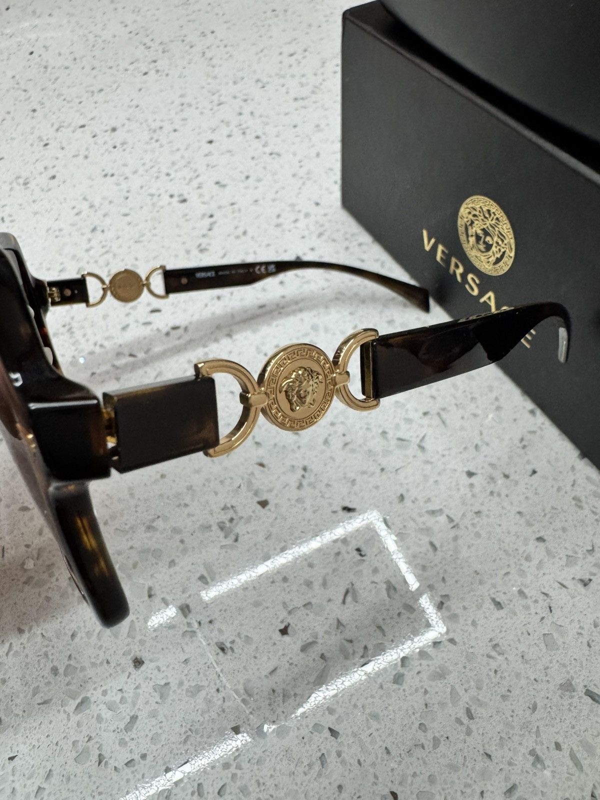 Versace Versace Havana Dark Brown Size ONE SIZE - 3 Thumbnail