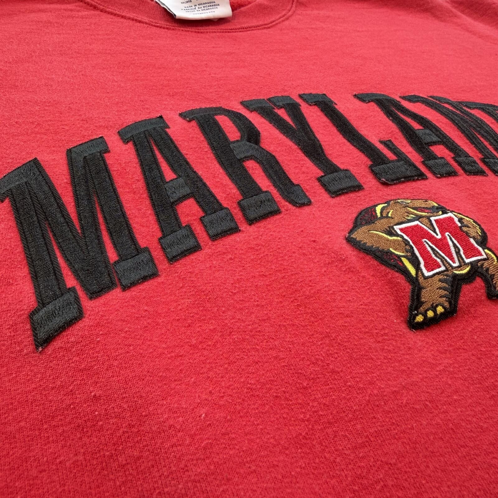 Champion Champion Maryland Terrapins Crewneck Sweatshirt Red 3XL Size US XXL / EU 58 / 5 - 5 Thumbnail