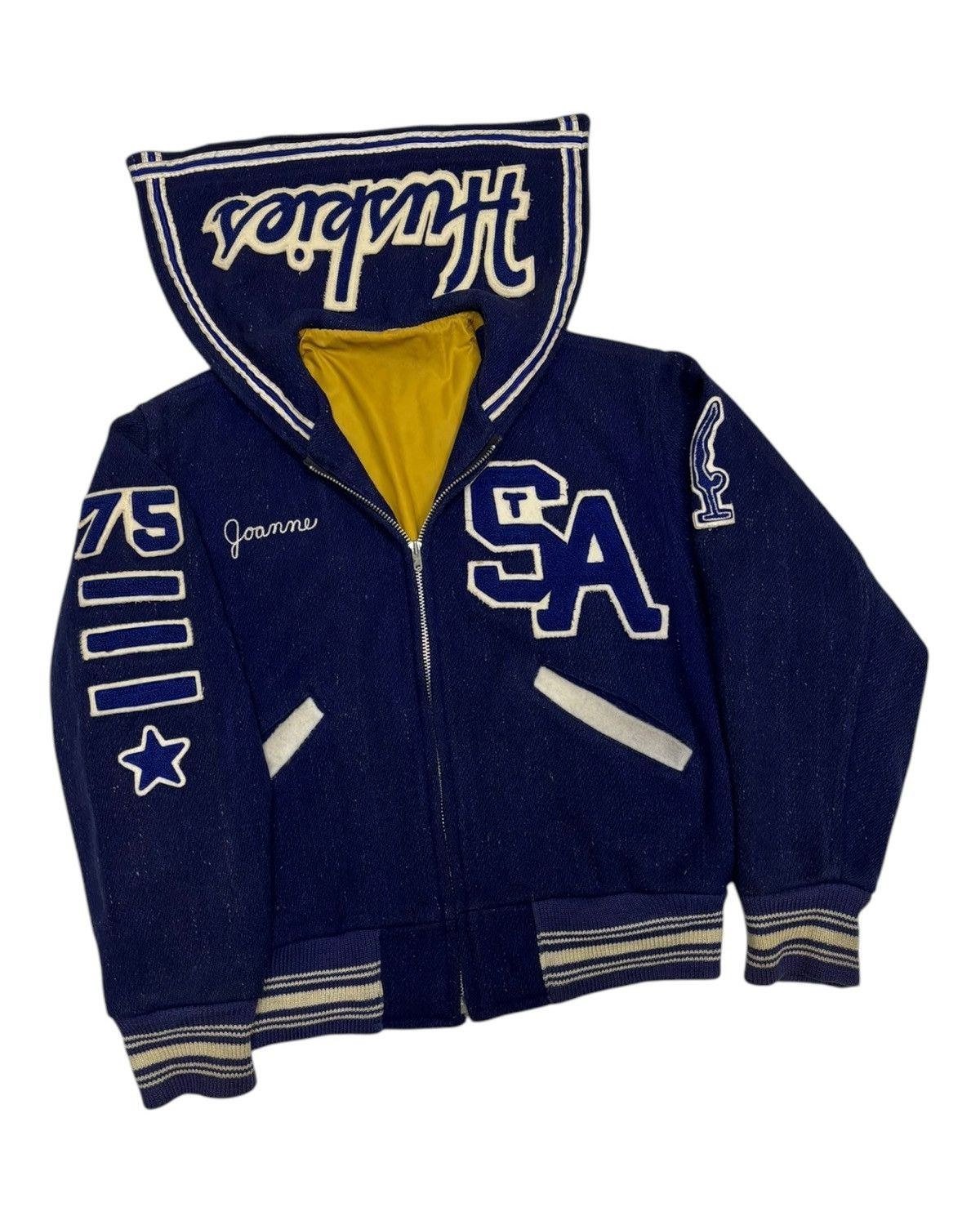 Delong 70s Butwin Letterman Champion of Varsity Jacket Size US S / EU 44-46 / 1 - 5 Thumbnail