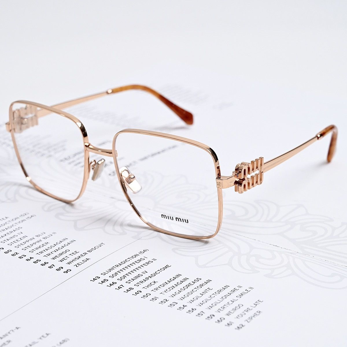 Miu Miu MIU MIU 0MU 51XV GLASSES Size ONE SIZE - 2 Thumbnail