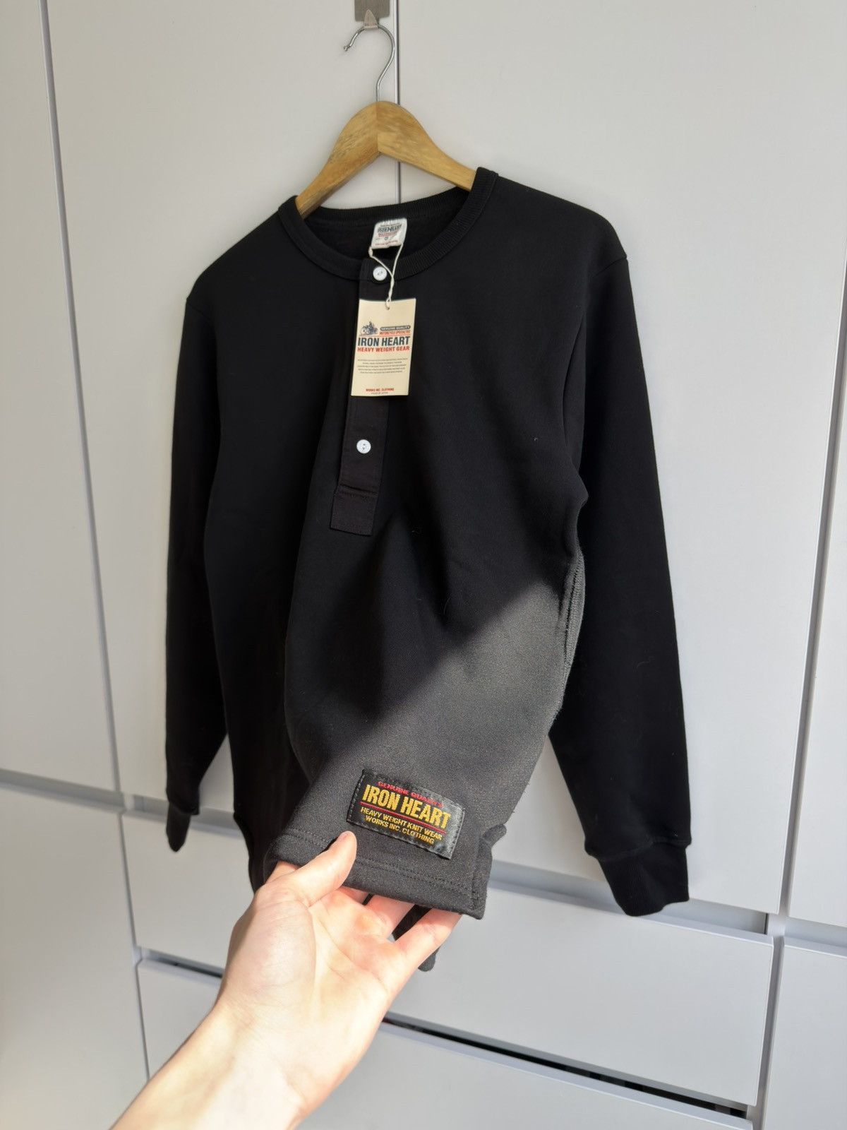 Iron Heart Iron Heart 14oz Black Pullover Sweatshirt S Japan Size US S / EU 44-46 / 1 - 5 Thumbnail
