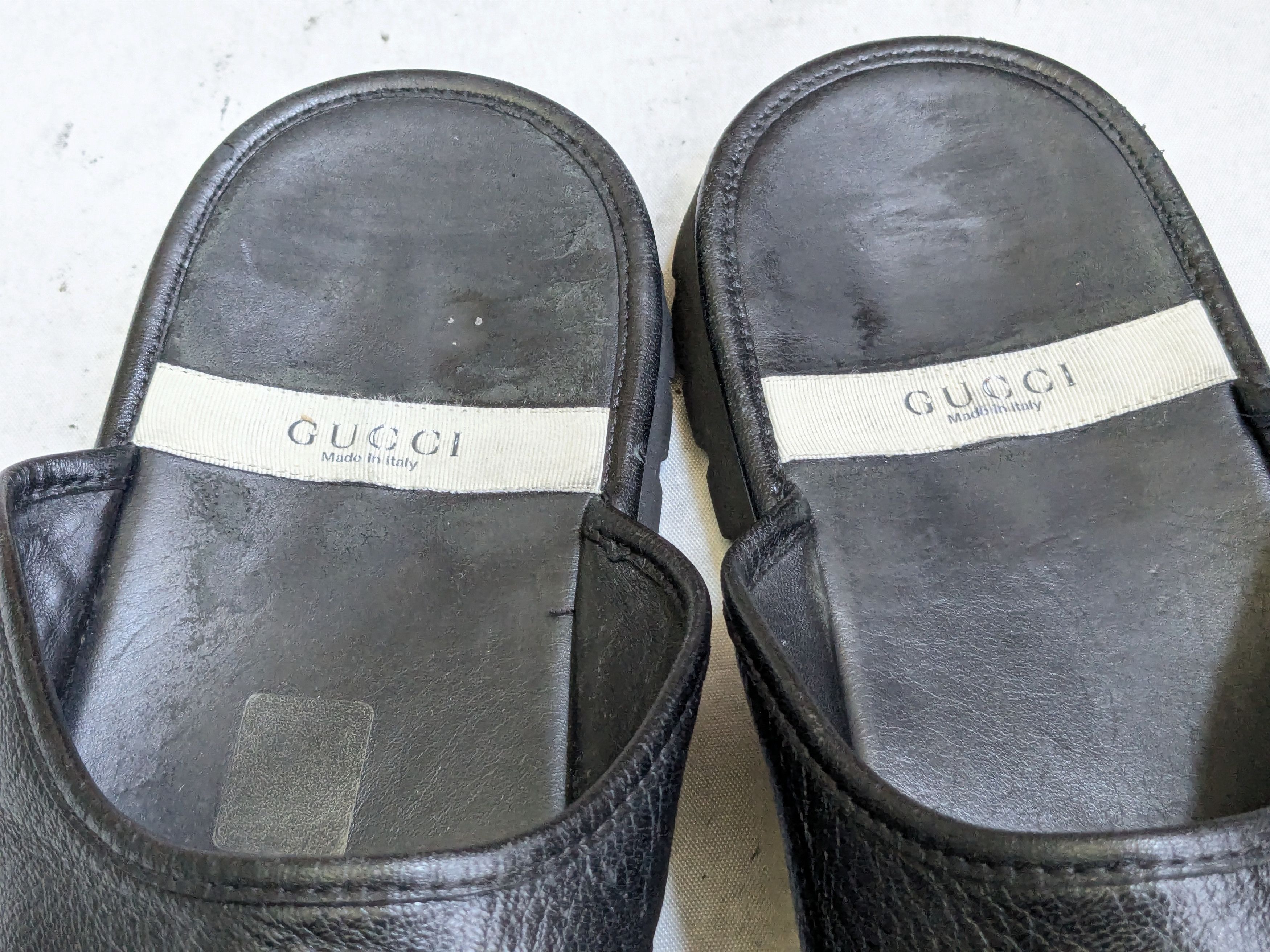 Gucci Gucci Horsebit Loafers Black 12 Leather Slip Ons Size US 12 / EU 45 - 4 Thumbnail