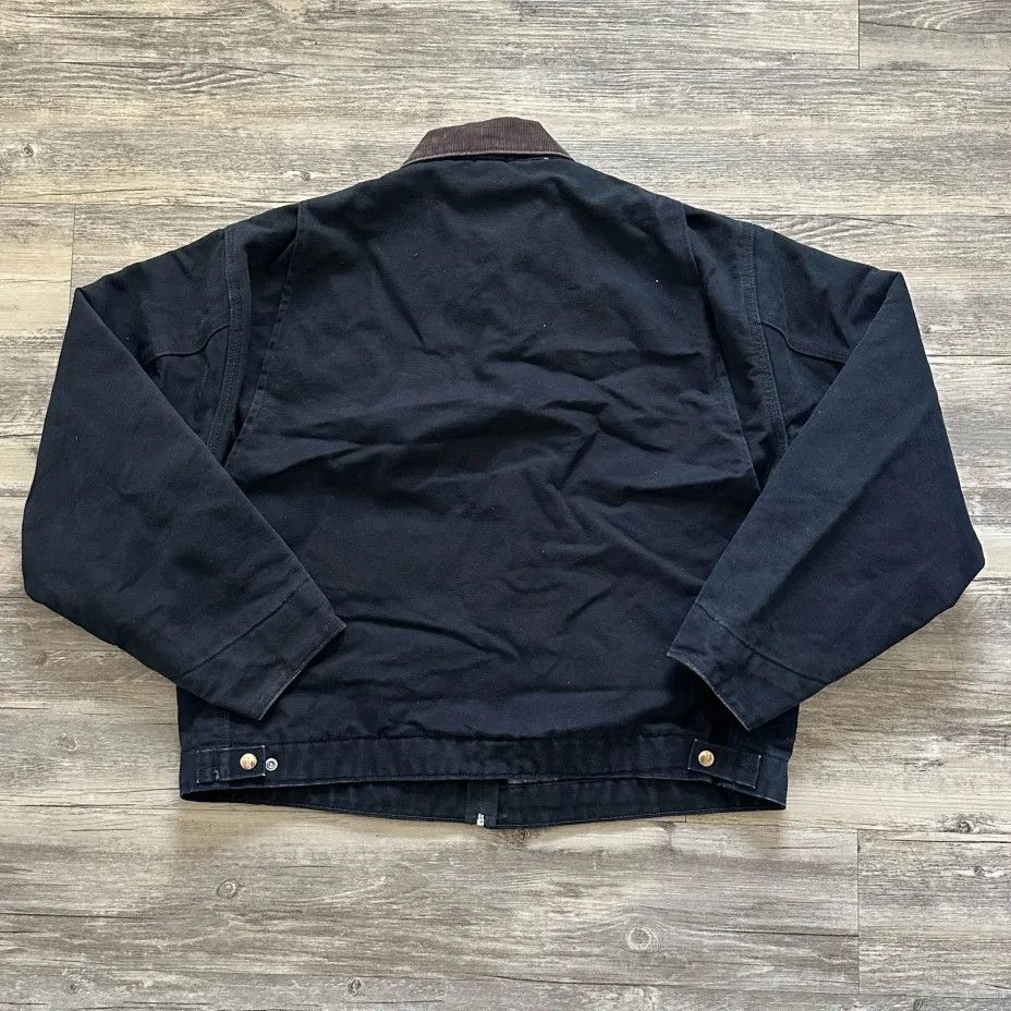 Carhartt Vintage Carhartt J01 BLK Black Detroit Blanket Lined Jacket Size US XL / EU 56 / 4 - 5 Thumbnail