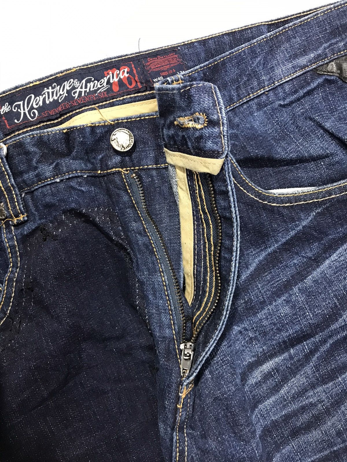 JNCO Vintage heritage america embroidered denim Size US 42 / EU 58 - 6 Thumbnail