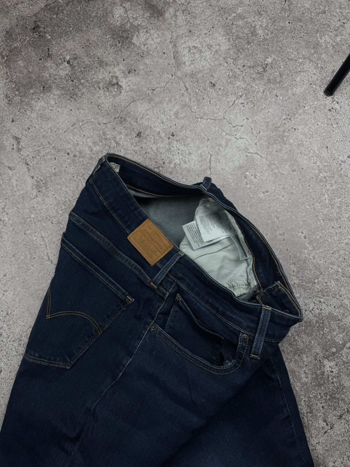 Levi's Vintage Y2K Levis Wide Leg Flared Jeans Denim Japanese Size 31" - 8 Thumbnail