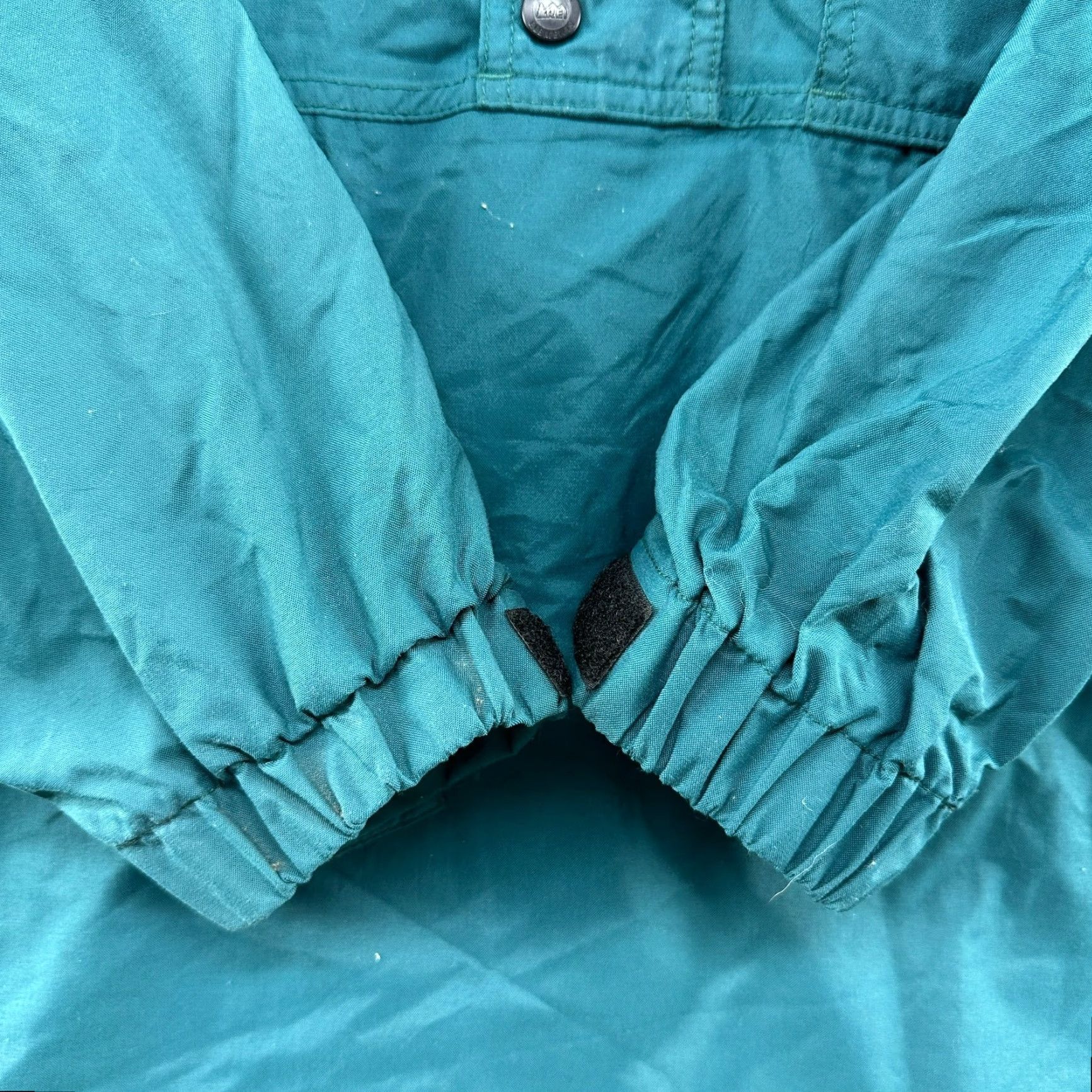 Vintage VINTAGE REI Jacket Parka Hooded Rain Coat Nylon 90s XL Green Men Size US XL / EU 56 / 4 - 3 Thumbnail