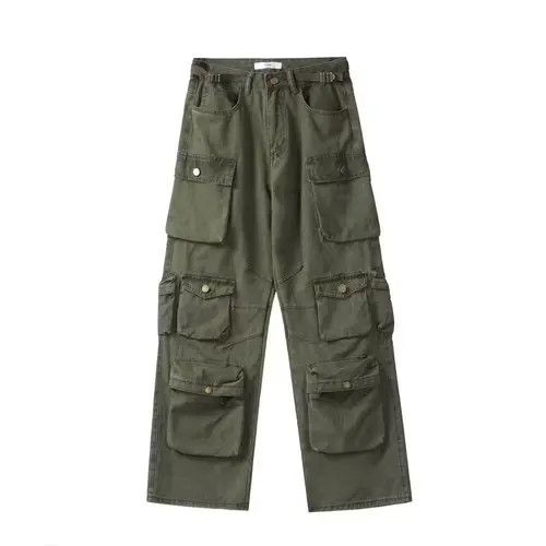 Bag Multi-Pocket Baggy Cargo Pants