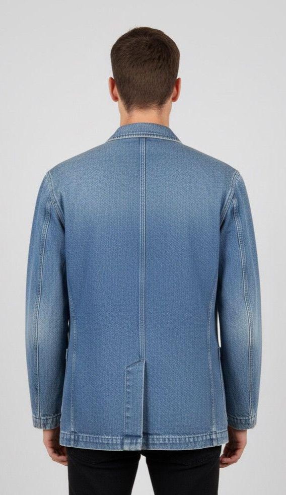 Mila Schon Vintage Mila Schon Blazer Denim Jacket Size US L / EU 52-54 / 3 - 2 Thumbnail