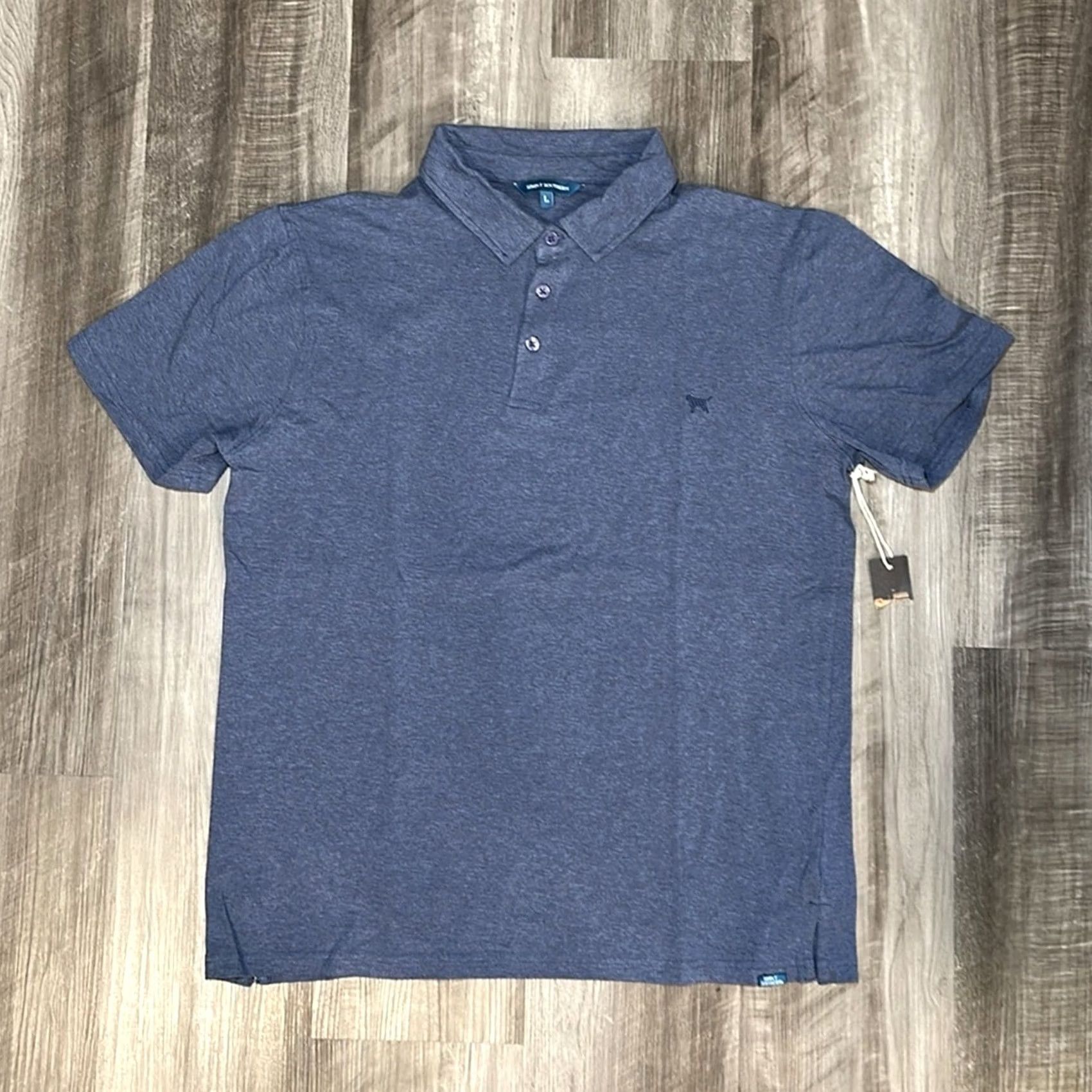 Vintage Simply Southern Polo Shirt - Blue - Men L - Regular - NWT Size US L / EU 52-54 / 3 - 2 Thumbnail