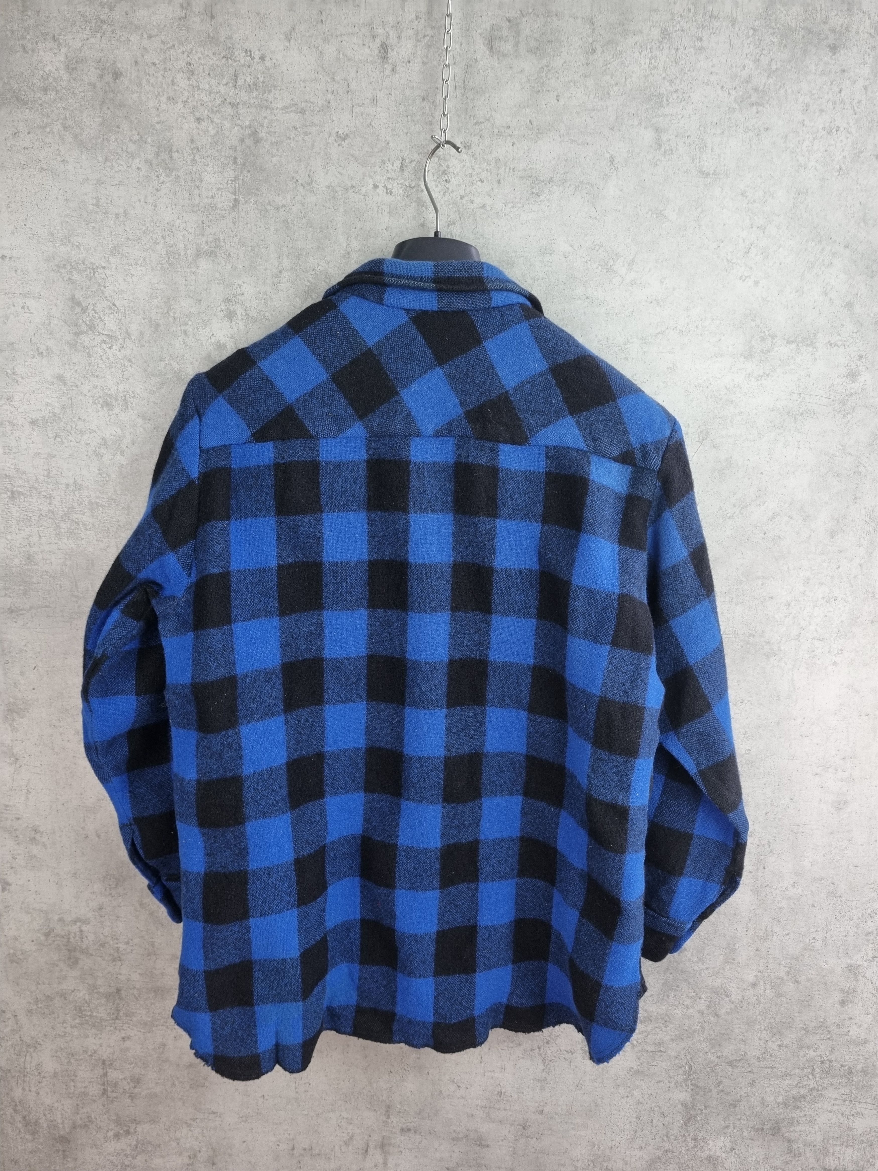 Flannel Swanndri 70s Wool Plaid Vintage Made in New Zealand Shirt Size US M / EU 48-50 / 2 - 2 Thumbnail