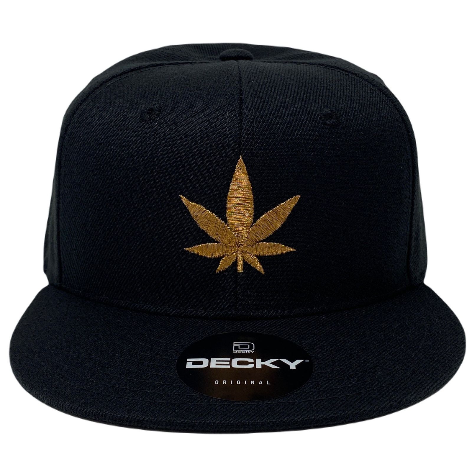 Other Plant Life Bronze Leaf Snapback Hat All Black Size ONE SIZE - 3 Thumbnail