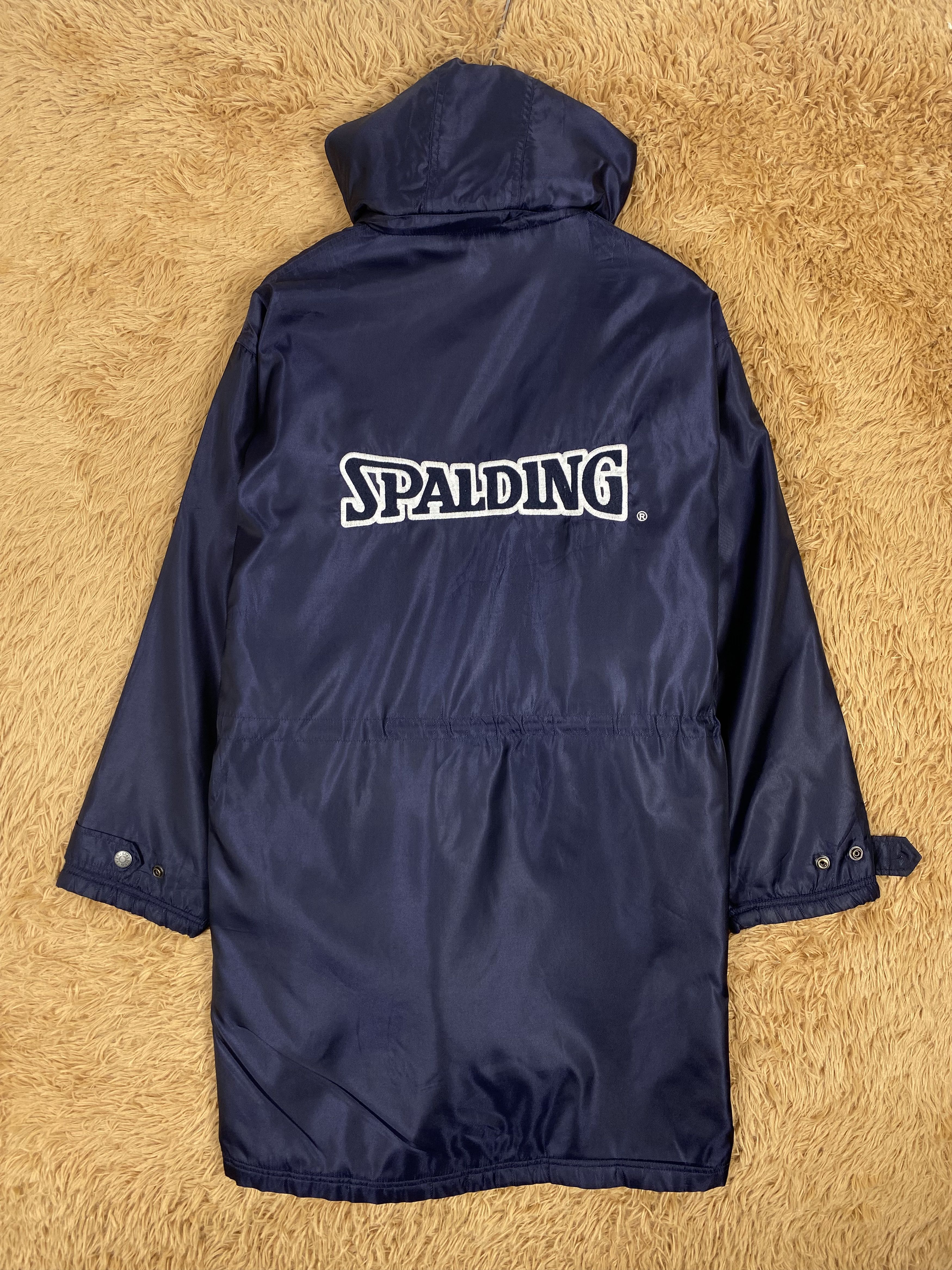 Spalding Vintage Spalding Big Logo Fleece Lining Long Jacket PJ2493 Size US M / EU 48-50 / 2 - 1 Thumbnail