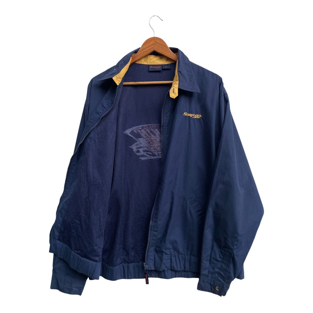 Japanese Brand × Vintage Vintage Snap On Racing Motorsport Backhit Winbreaker Jacket Size US L / EU 52-54 / 3 - 7 Thumbnail