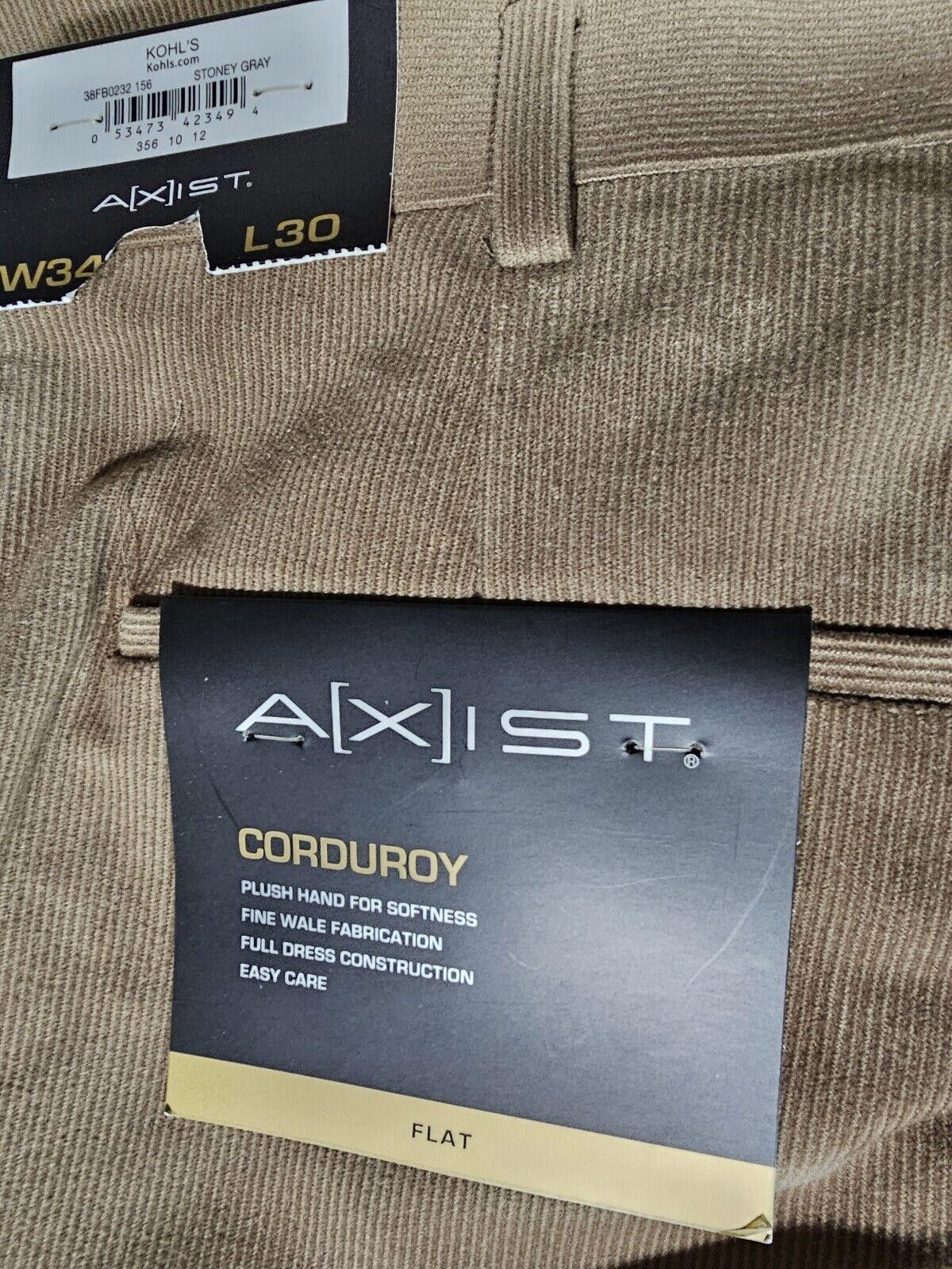 Axist Axist 34x30 flat Brown courduroy pants NWT NEW Size US 34 / EU 50 - 6 Thumbnail