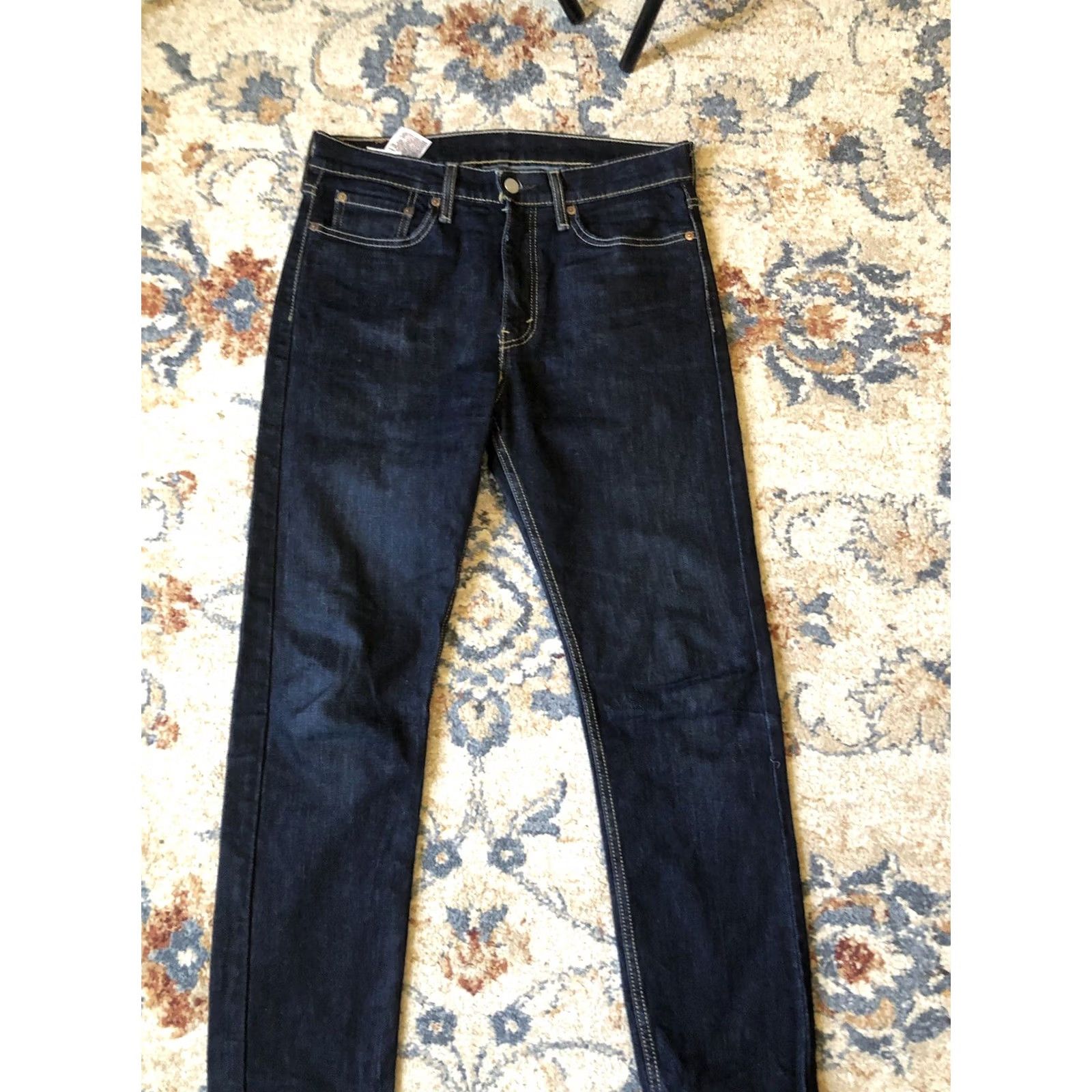 Levi's Levi's 510 Super Skinny Jeans Mens 32x32 Dark Wash Vintage Denim Blue 5-Pocket Zipper Button Mid Rise Regular Fit Comfort Slimming Size US 32 / EU 48 - 3 Thumbnail