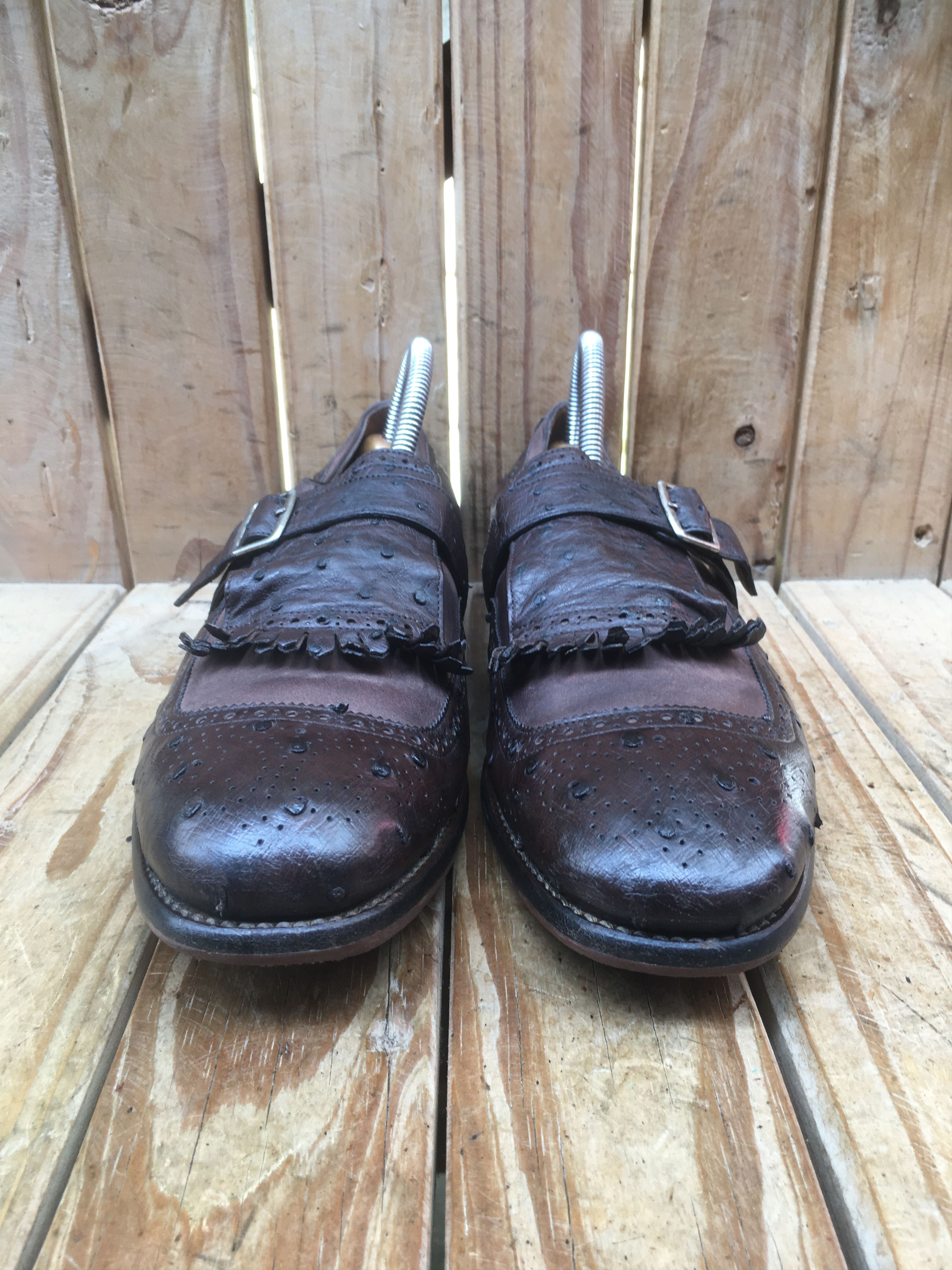 Church's church's 'Shanghai' Monk strap dress shoes UK 6AAA Size US 7 / EU 40 - 2 Thumbnail