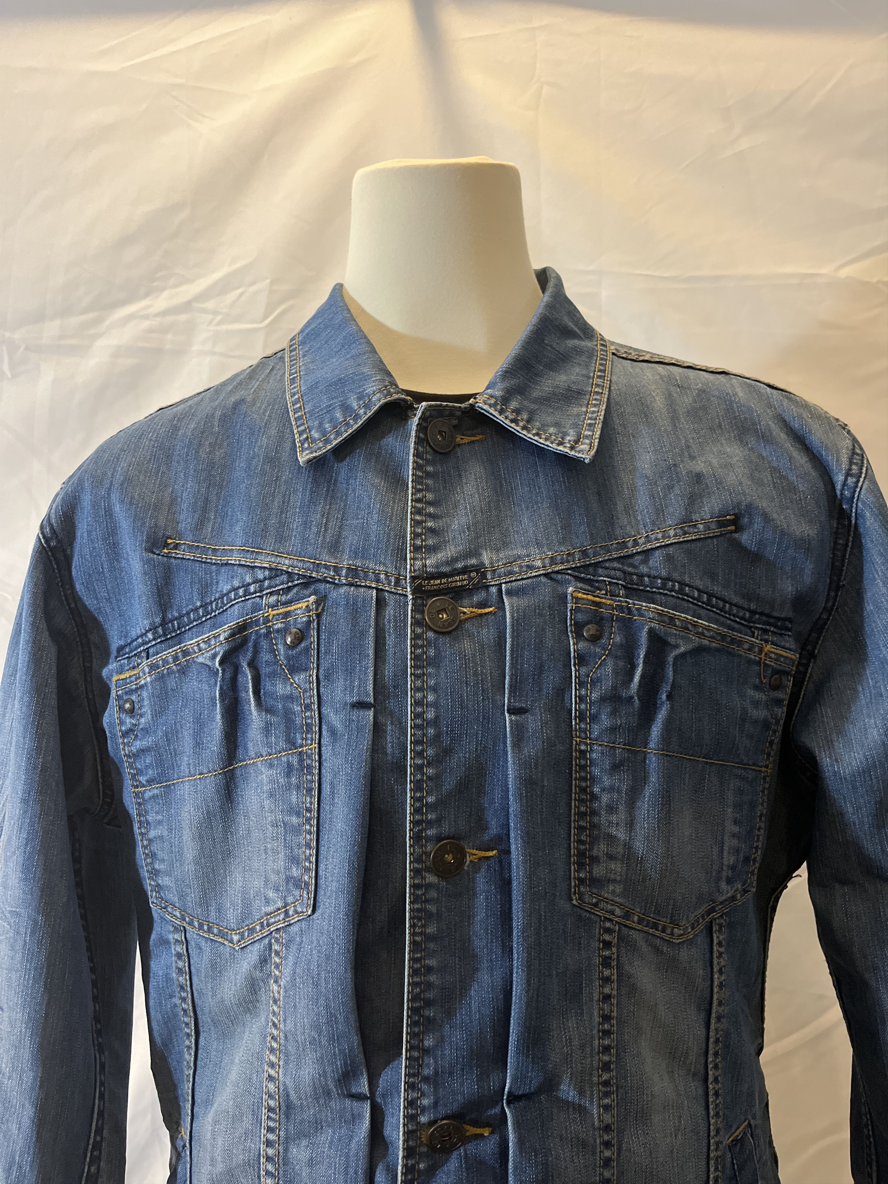 Marithe + Francois Girbaud Marithé + Francois Girbaud Denim Jacket Size US XXL / EU 58 / 5 - 2 Thumbnail