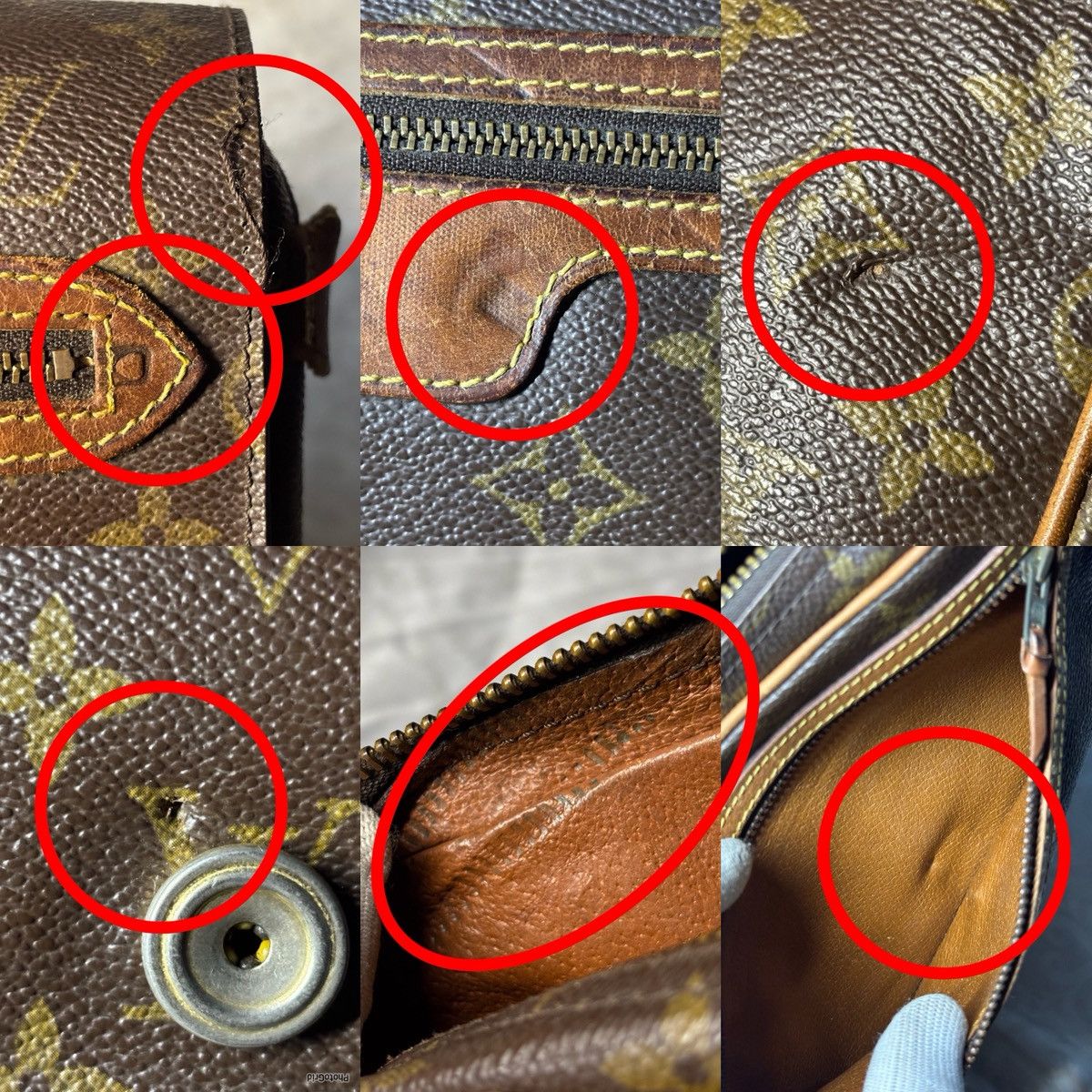 Louis Vuitton (very worn) Louis Vuitton Cluth Bag Vintage Size ONE SIZE - 23 Thumbnail