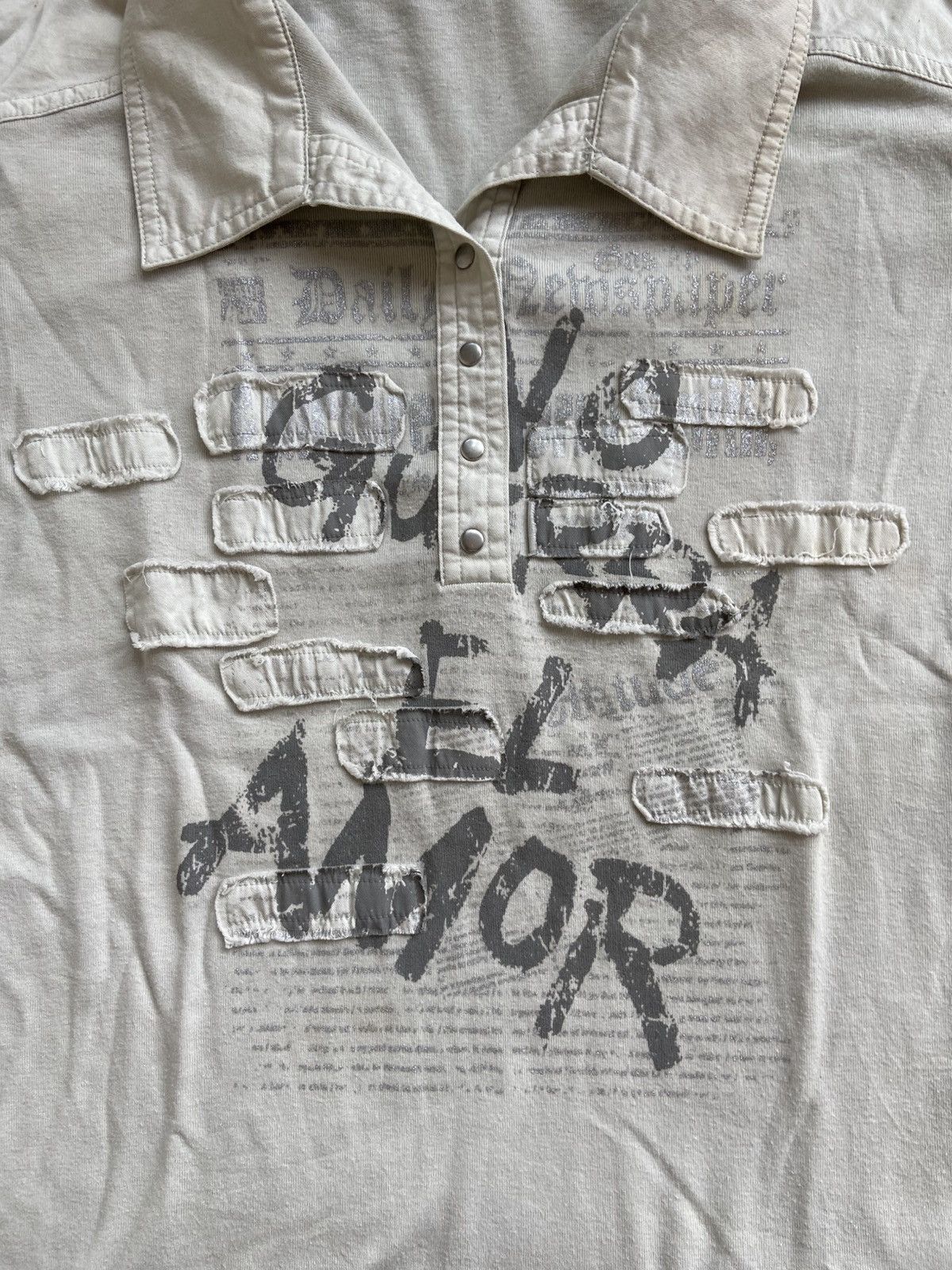 If Six Was Nine × Japanese Brand × Le Grande Bleu (L.G.B.) Apaiser Poems Polo Shirt Size US S / EU 44-46 / 1 - 2 Thumbnail