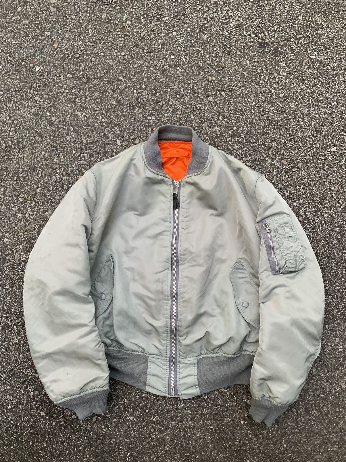 Alpha Industries 🪖VINTAGE ALPHA INDUSTRIES MA-1 FLYERS BOMBER JACKET Size US L / EU 52-54 / 3 - 2 Thumbnail