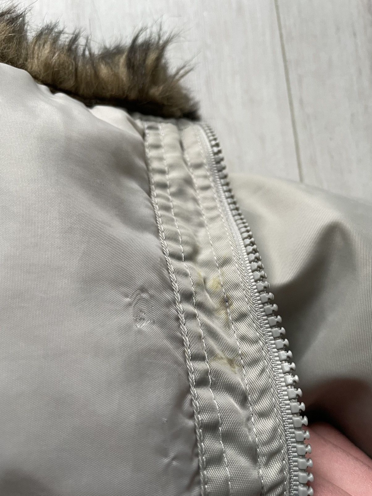Kangol Vintage Y2K Kangol 00’s Fur Split Hood Cropped Bomber RARE Size S / US 4 / IT 40 - 12 Thumbnail