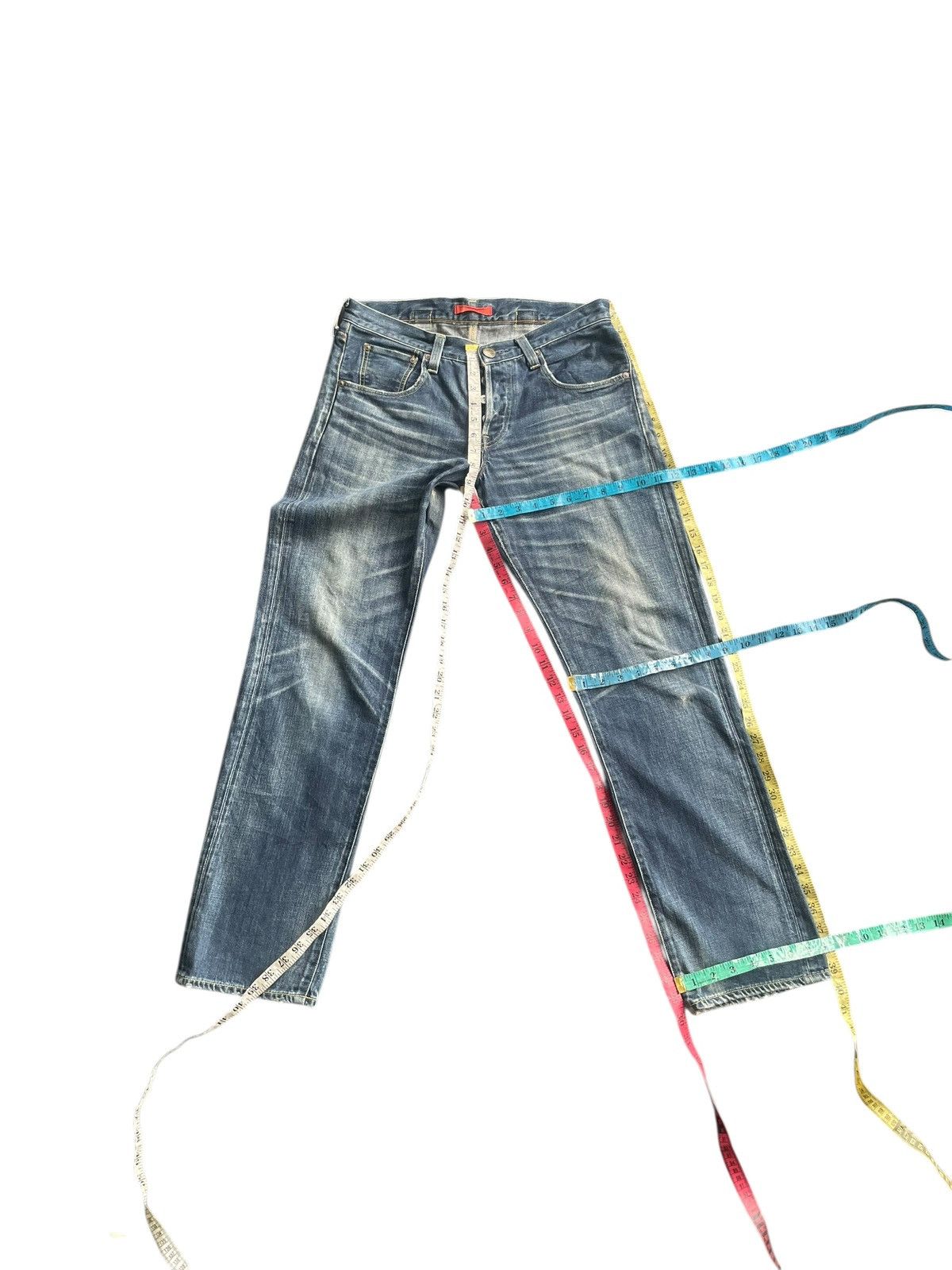 Japanese Brand Red Card Japan Denim Size US 32 / EU 48 - 11 Thumbnail