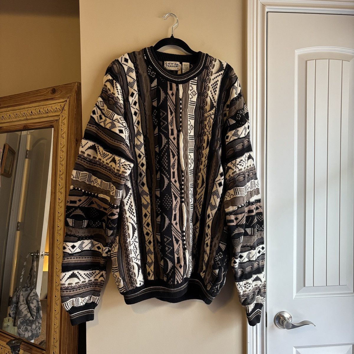 Cotton Traders Vintage Cotton Traders Textured Knit Sweater Size US XXL / EU 58 / 5 - 1 Thumbnail