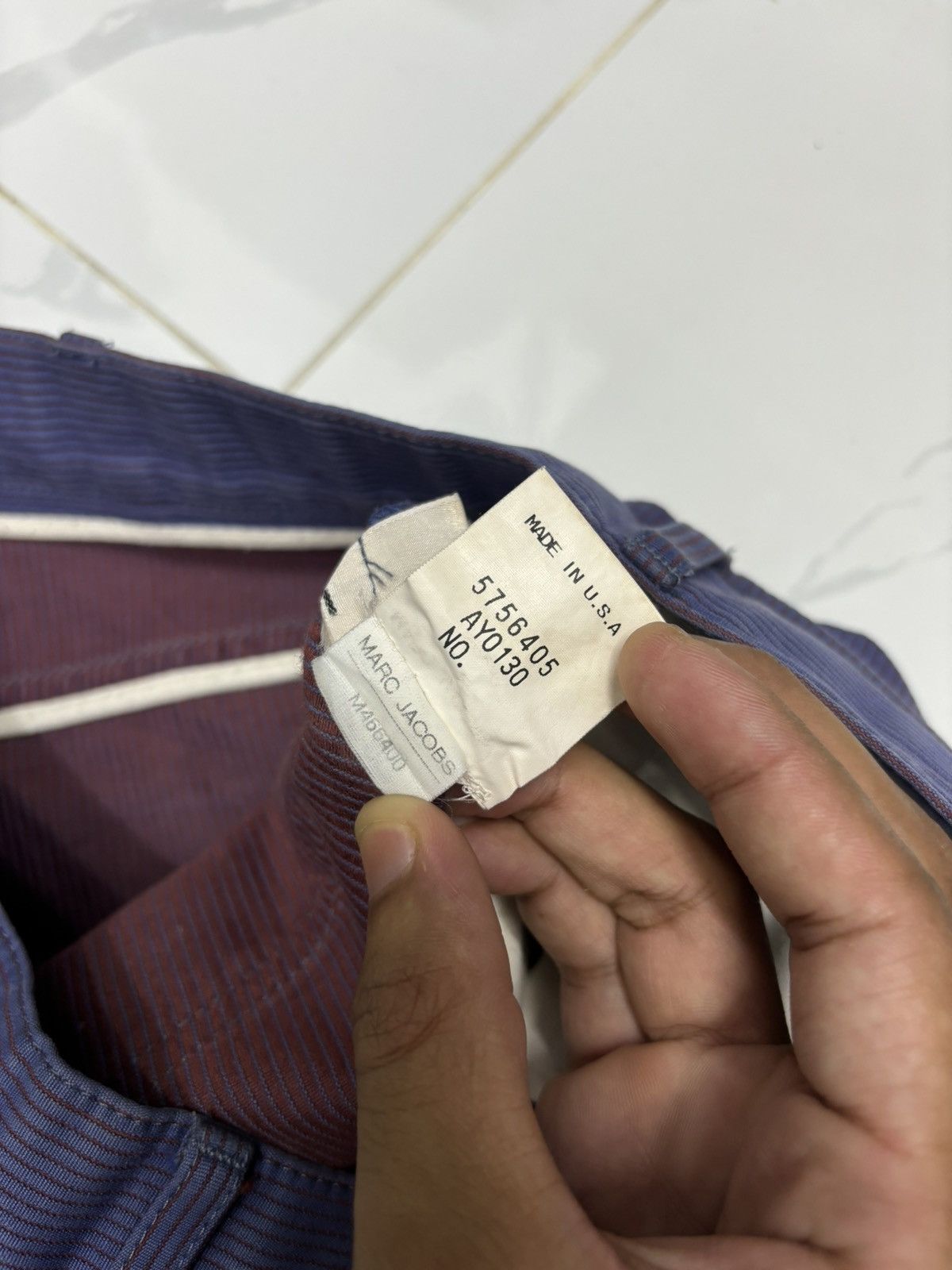 Marc Jacobs Vintage Marc Jacobs Striped Casual Baggy Pants Size US 32 / EU 48 - 10 Thumbnail