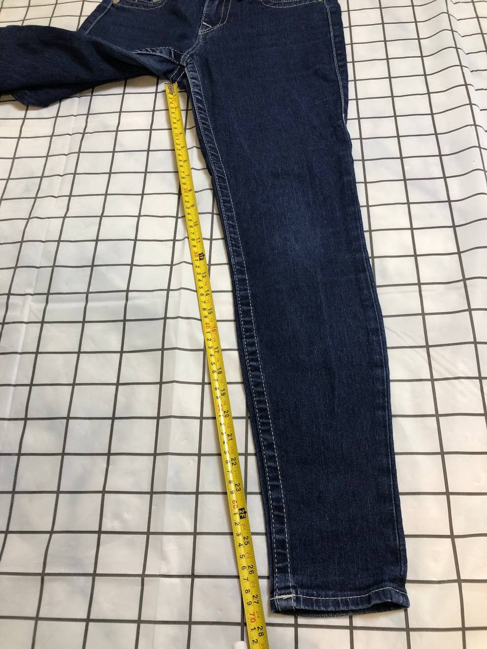 True Religion True Relion Johnny Dark Blue Wash Denim Jeans Women Size 28" / US 6 / IT 42 - 10 Thumbnail