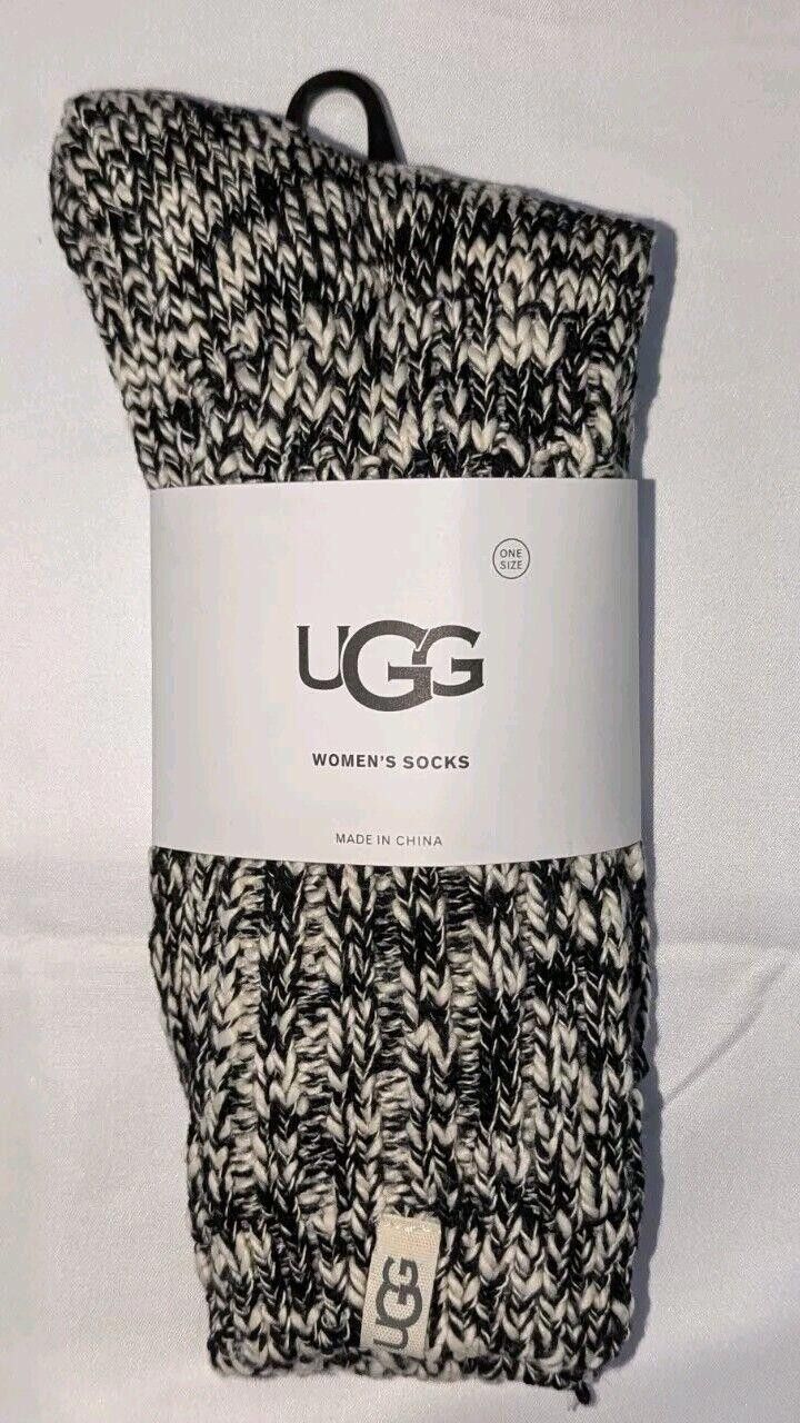 Ugg 3 PAIRS Women's UGG RIB KNIT SLOUCHY Crew Socks Size 5-10 Size ONE SIZE - 4 Thumbnail