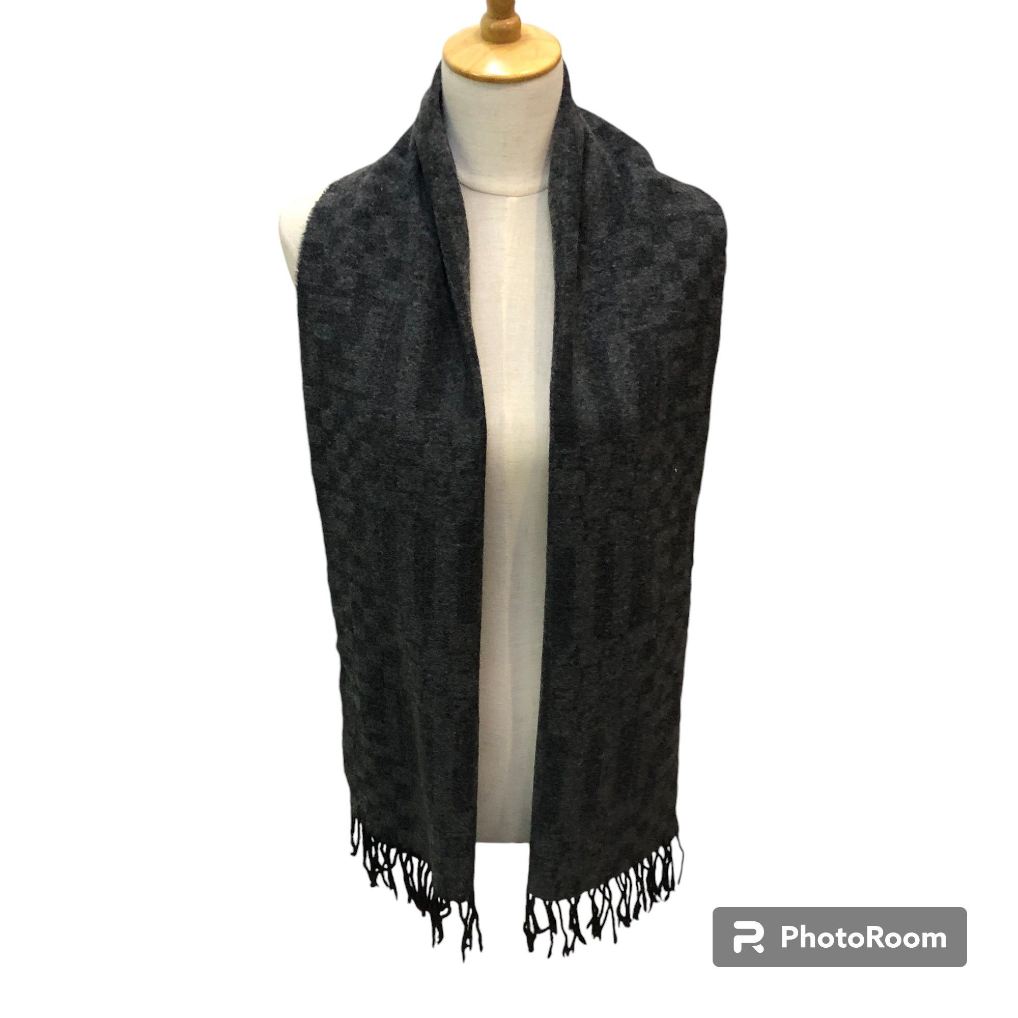 Fendi Fendi Monogram Scarf Muffler Wool Neck Warmer V2821 Size ONE SIZE - 2 Thumbnail