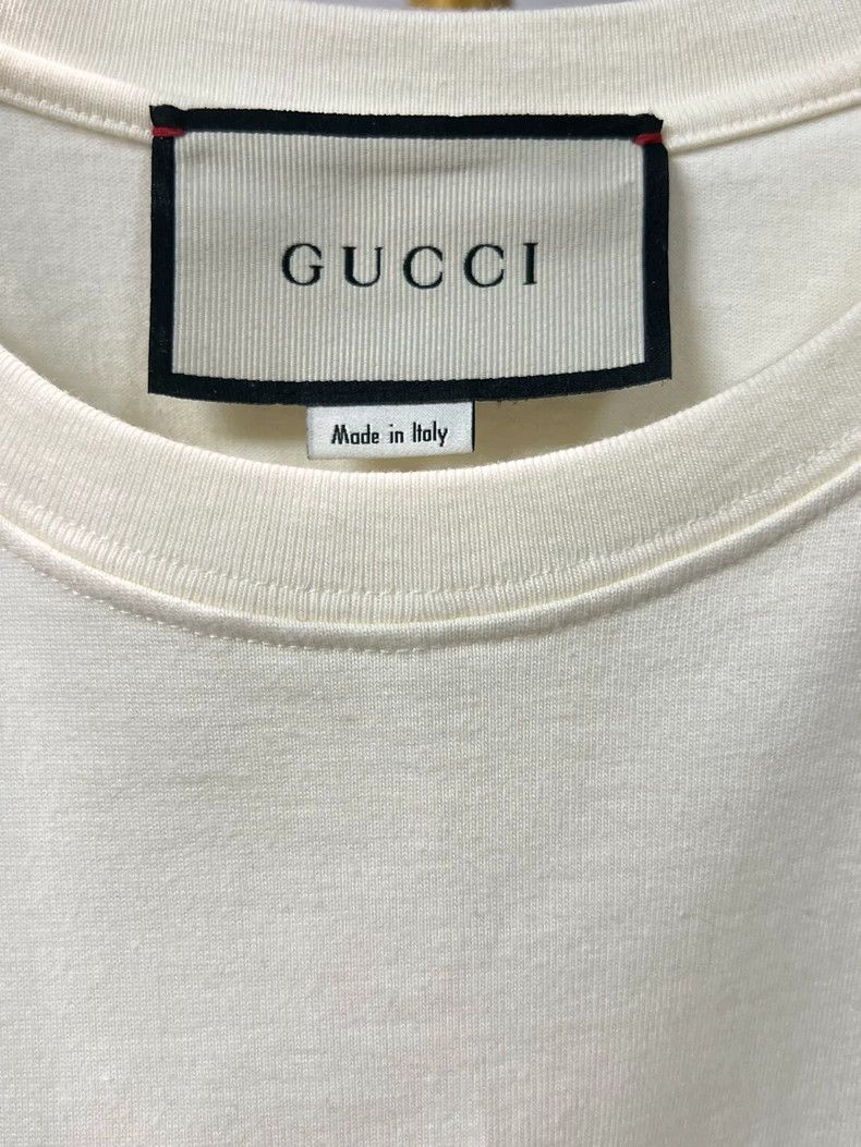 Gucci Gucci White tennis racket short-sleeved T-shirt 2504-Nextar Size US L / EU 52-54 / 3 - 3 Thumbnail