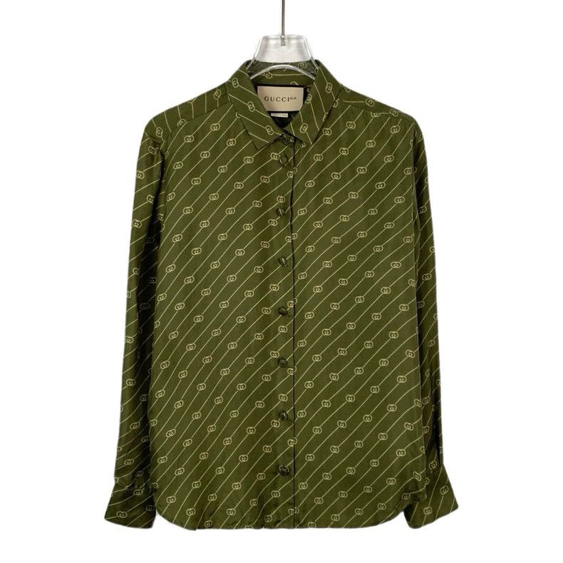 Gucci Gucci 100th Anniversary Limited Green Logo Double G Full Pr Size US XS / EU 42 / 0 - 1 Thumbnail