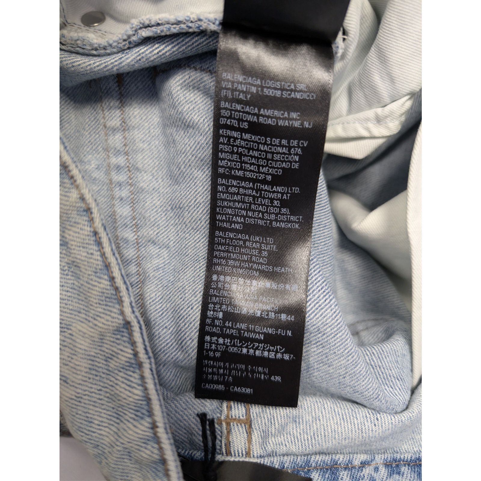 Balenciaga o1rshd1 Cargo Pants in Blue Size US 32 / EU 48 - 22 Thumbnail