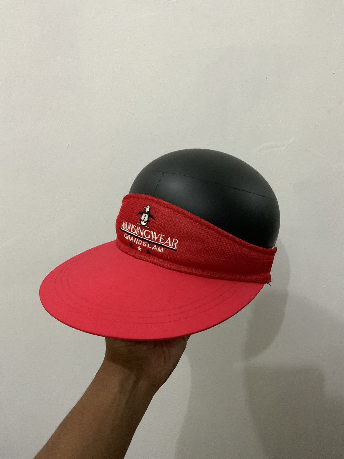 Japanese Brand Vintage Munsing Wear Grand Slam Visor Hat Size ONE SIZE - 1 Thumbnail