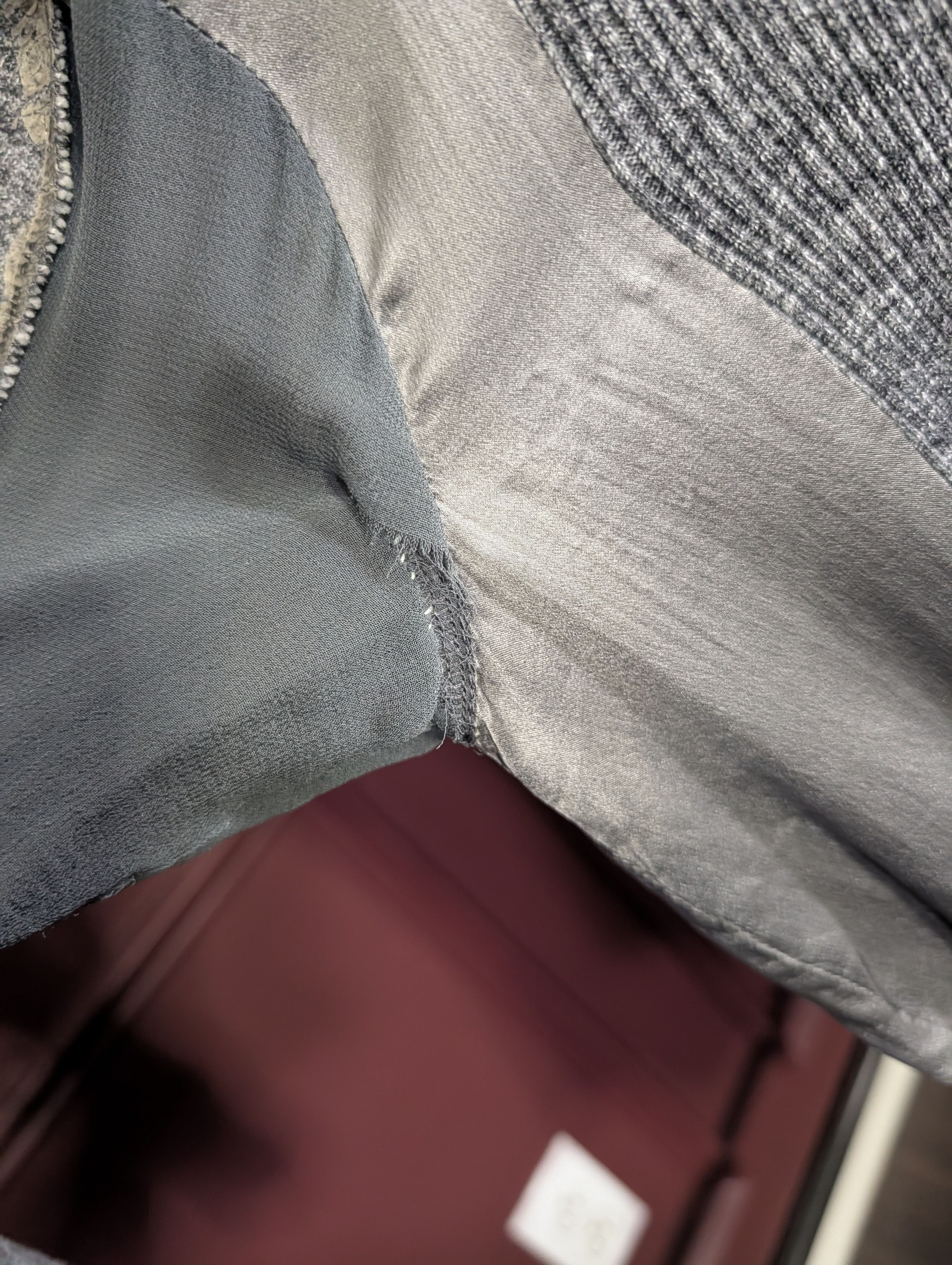 Undercover RARE Vtg silk insert cotton terry cinched waist hoodie Size M / US 6-8 / IT 42-44 - 19 Thumbnail