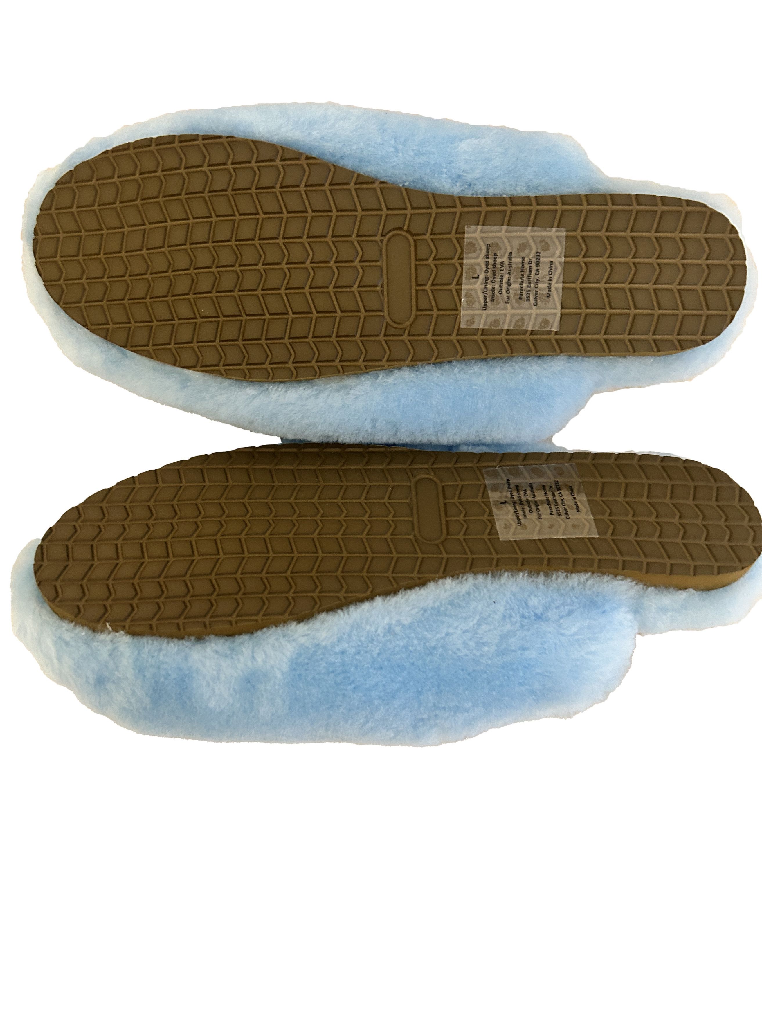 Golf le Fleur SHEARLING WOOL SLIPPERS GENEVA BLUE Size US 10 / EU 43 - 3 Thumbnail