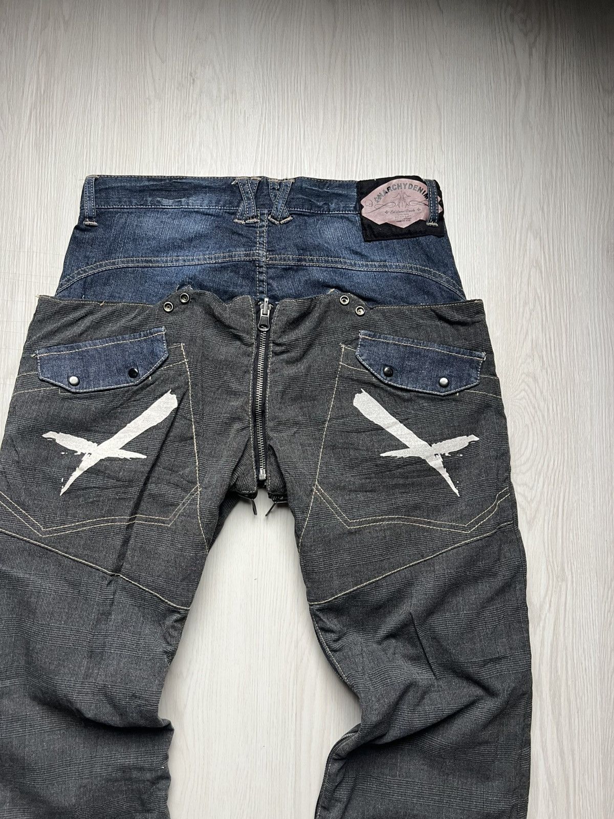 PPFM Rare PPFM Transformer Reversible 2 in 1 Denim Jeans Size US 31 - 8 Thumbnail
