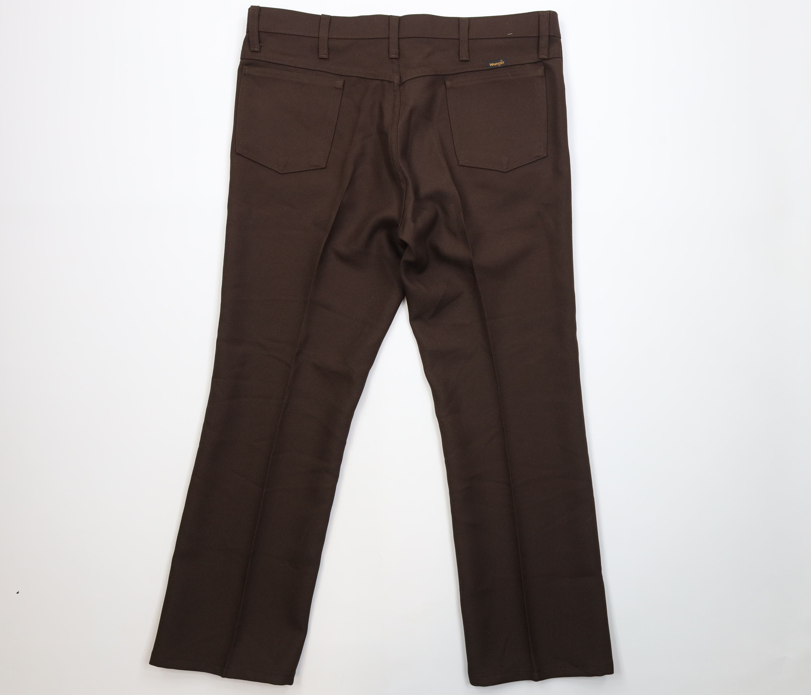 Wrangler Vintage 90s Wrangler Wide Leg Chino Pants Trousers Brown Size US 38 / EU 54 - 9 Thumbnail