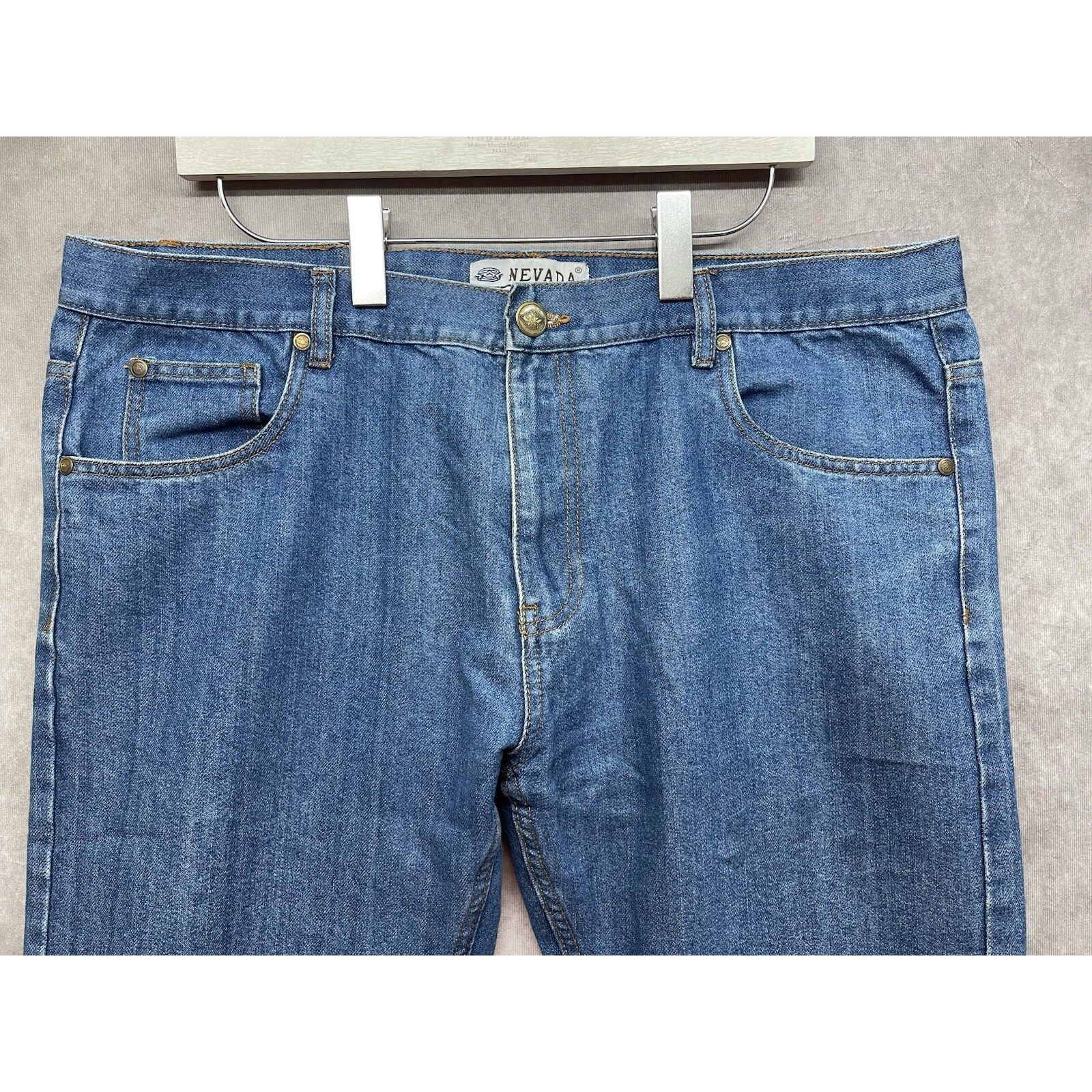 Other VTG Nevada Superior Quality Jeans Straight Fit Denim Blue Je Size US 40 / EU 56 - 3 Thumbnail