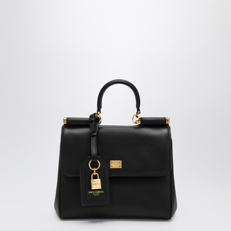 Dolce & Gabbana Dolce&Gabbana Shoulder Bag My Sicily In Black Leather Size ONE SIZE - 1 Thumbnail