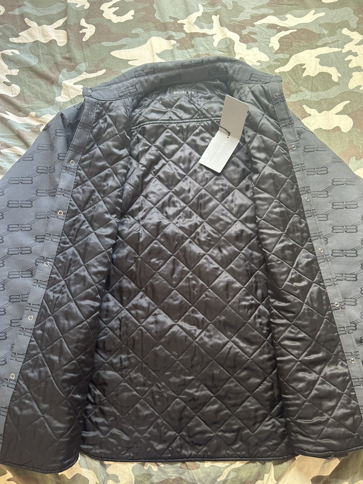 Balenciaga BB MONOGRAM MULTI-LOGO PADDED JACKET Size US M / EU 48-50 / 2 - 3 Thumbnail