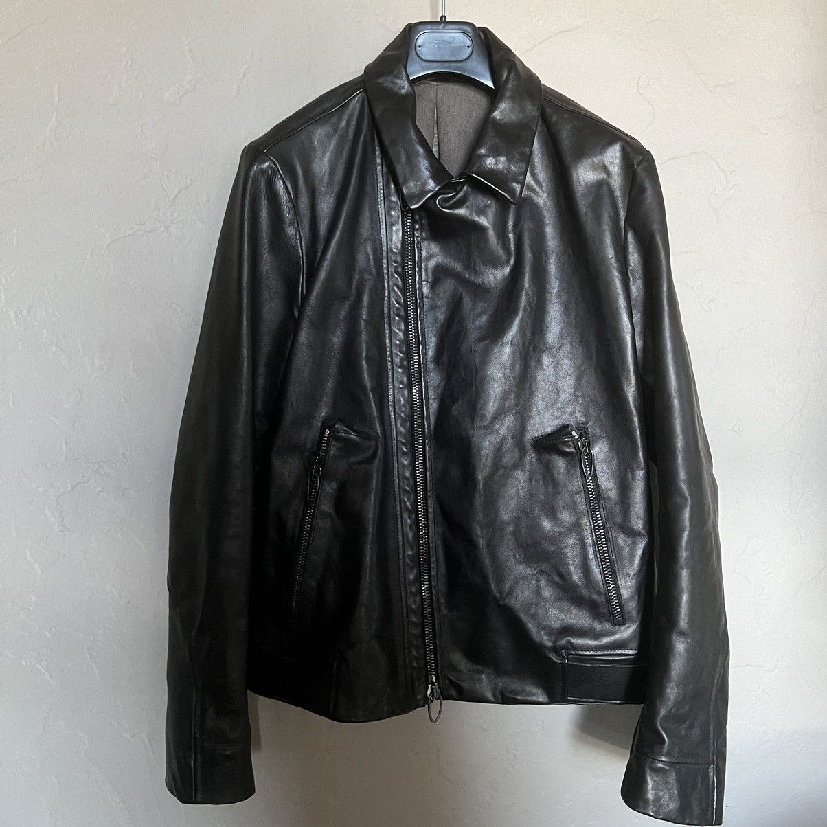 image of Daniele Basta Perfecto Jacket NWT Size M in Black, Men's