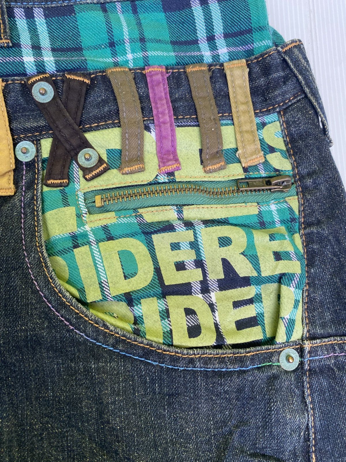 If Six Was Nine × Japanese Brand Sorridere double waist denim pants Size US 32 / EU 48 - 8 Thumbnail